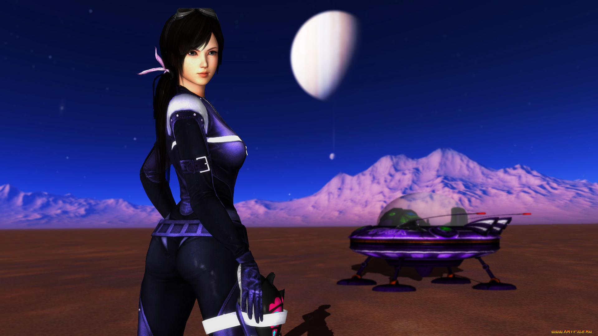 3д, графика, фантазия, , fantasy, фон, взгляд, девушка