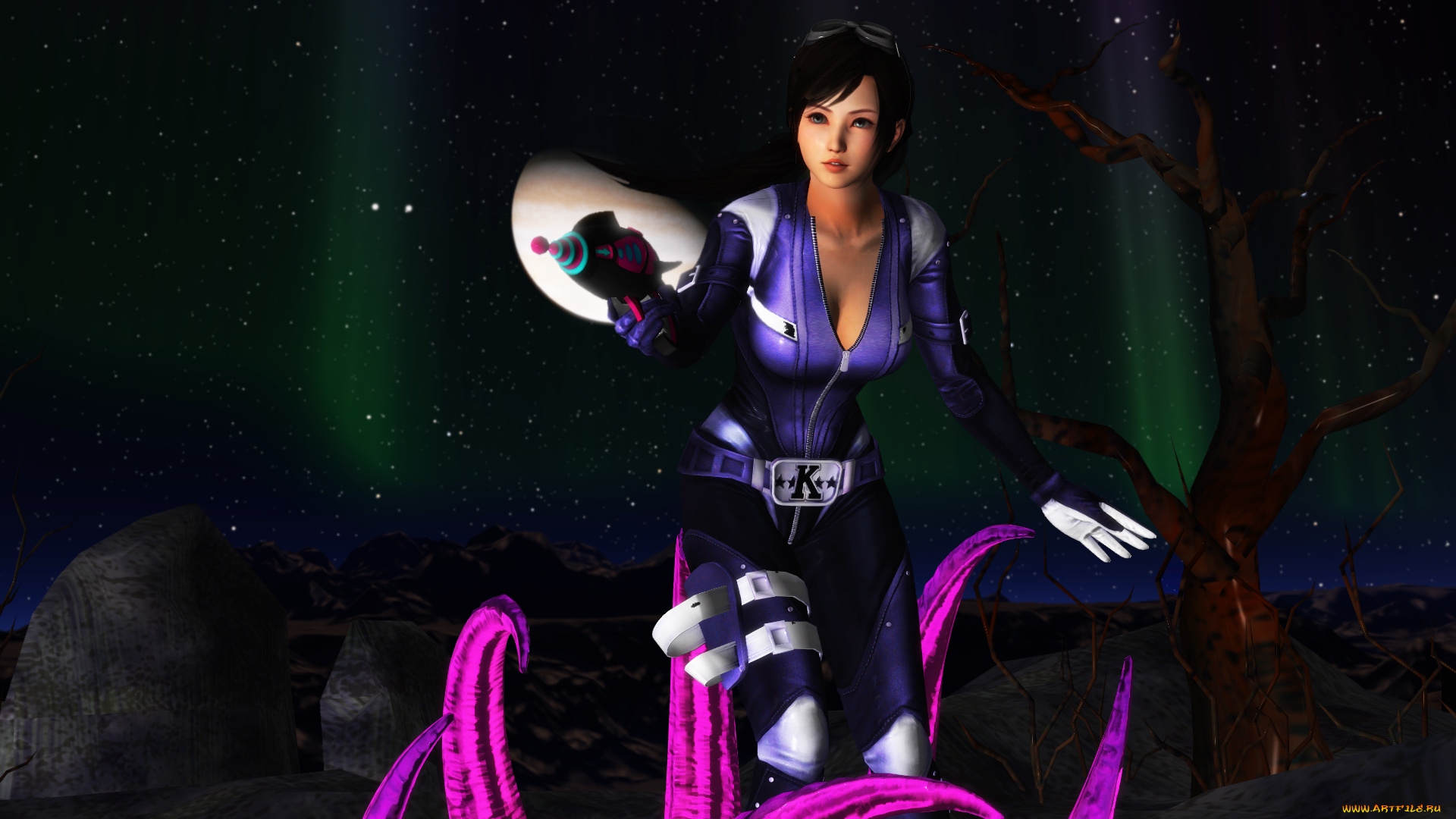 3д, графика, фантазия, , fantasy, взгляд, девушка, фон