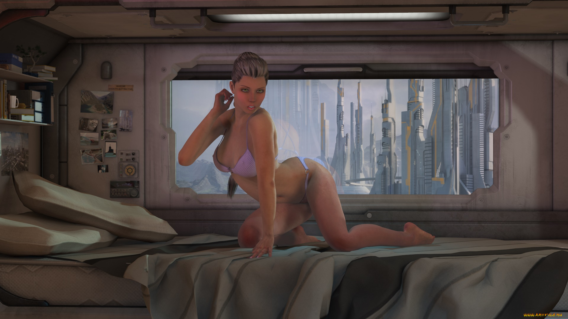 3д, графика, люди, , people, взгляд, фон, девушка