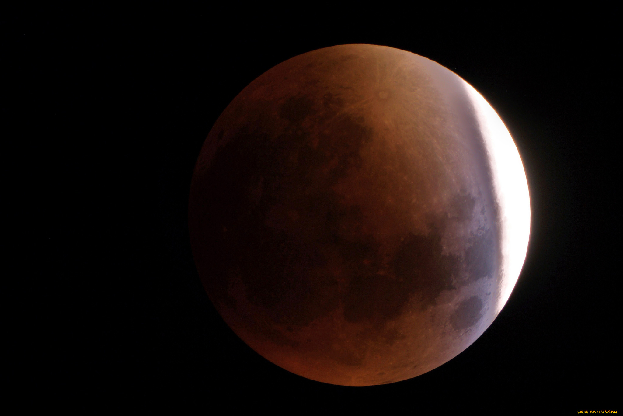 космос, луна, фон