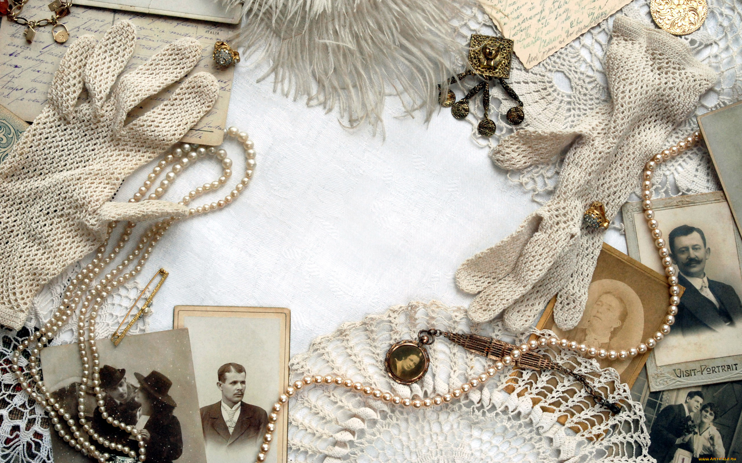 разное, ретро, , винтаж, фото, перчатки, украшения, салфетки