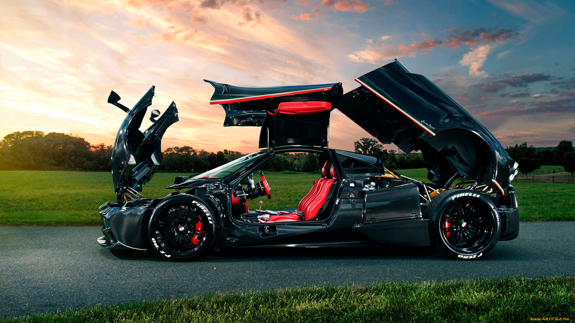 автомобили, pagani, huayra