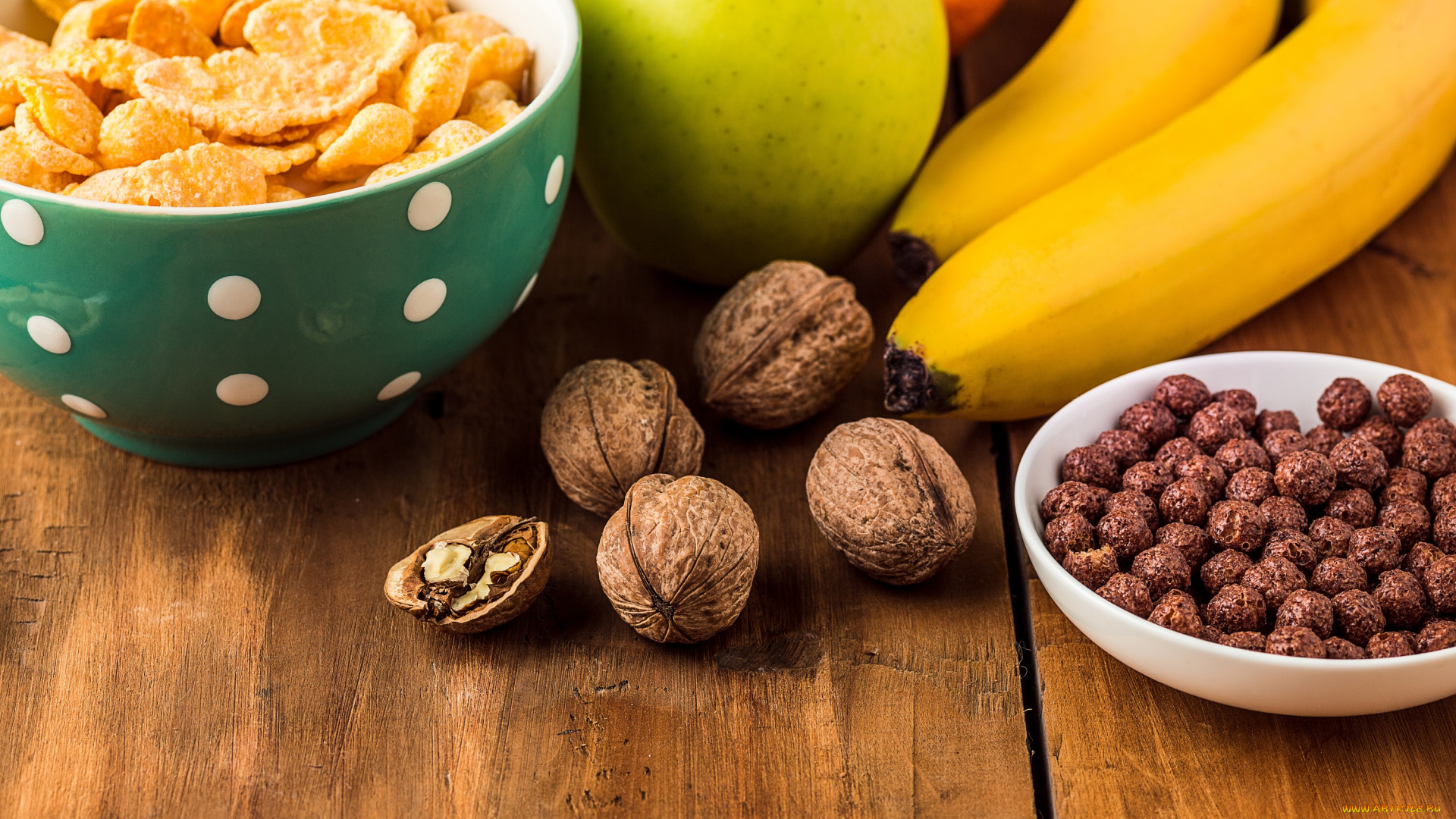 еда, разное, завтрак, хлопья, цитрусы, фрукты