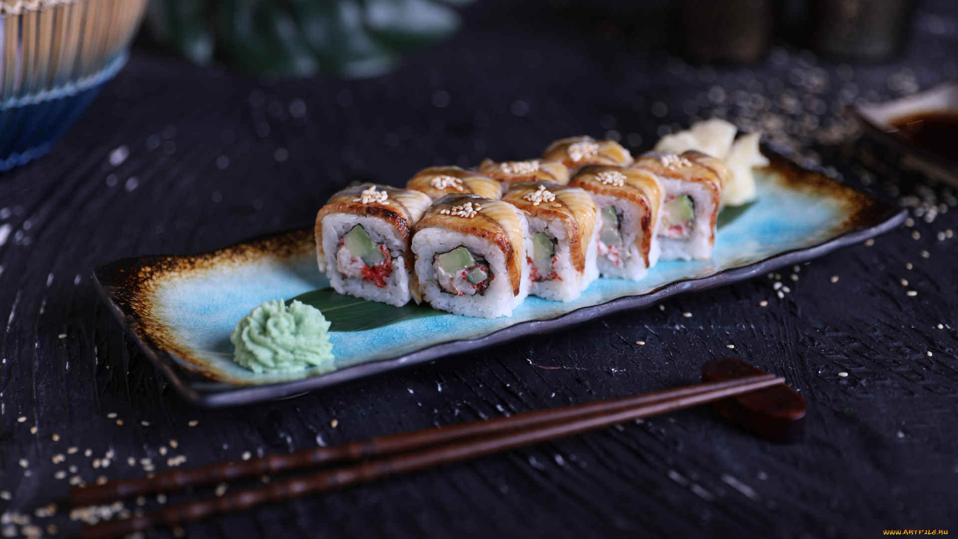 еда, рыба, , морепродукты, , суши, , роллы, роллы, рис, лосось, палочки, вкусно