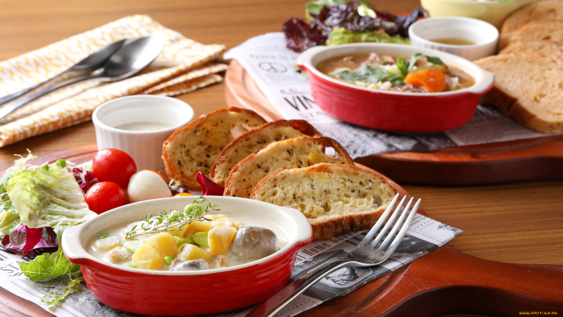 еда, вторые, блюда, соус, хлеб, овощи, мясо, картофель, второе, блюдо