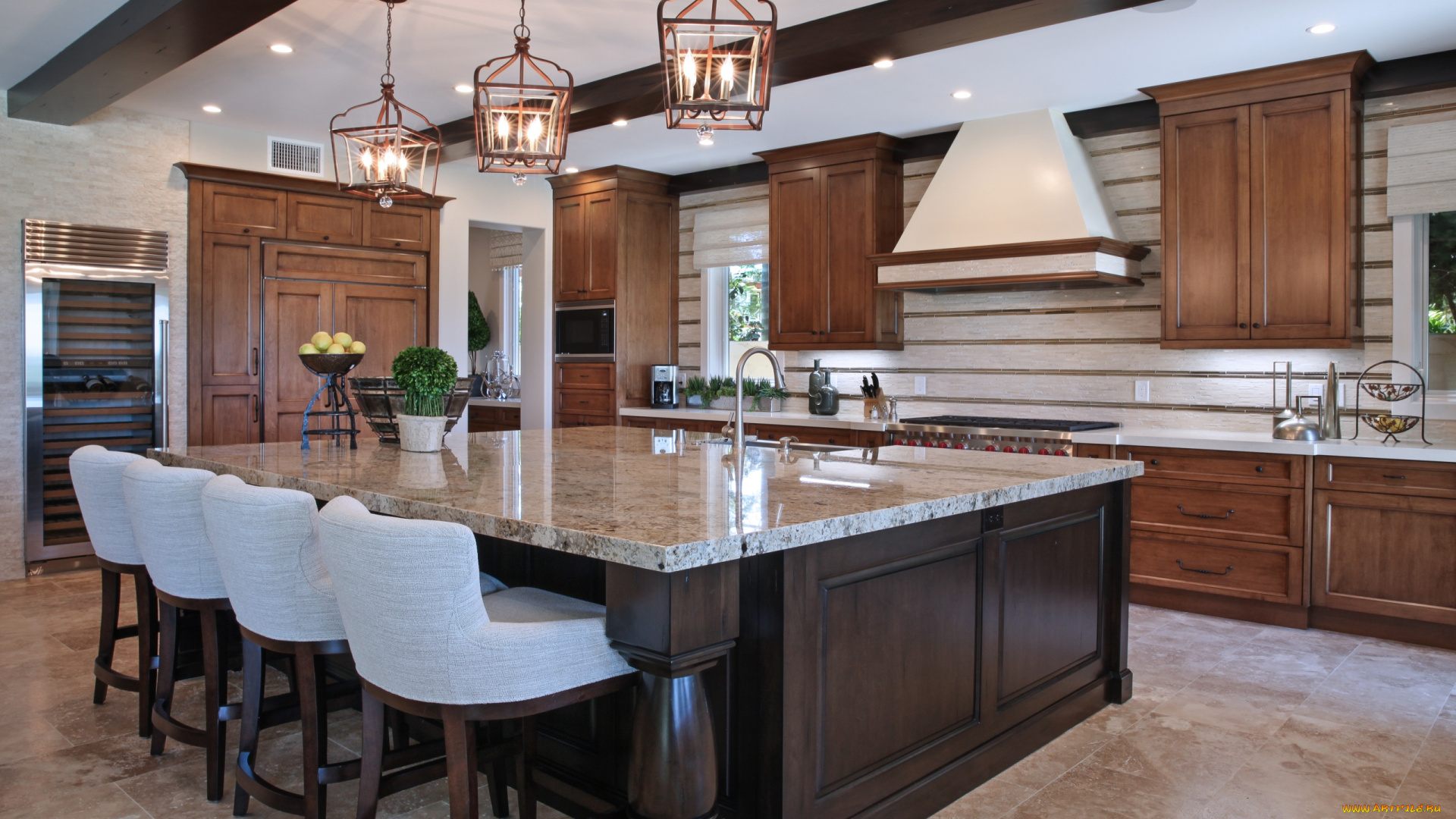 интерьер, кухня, стиль, дизайн, уют