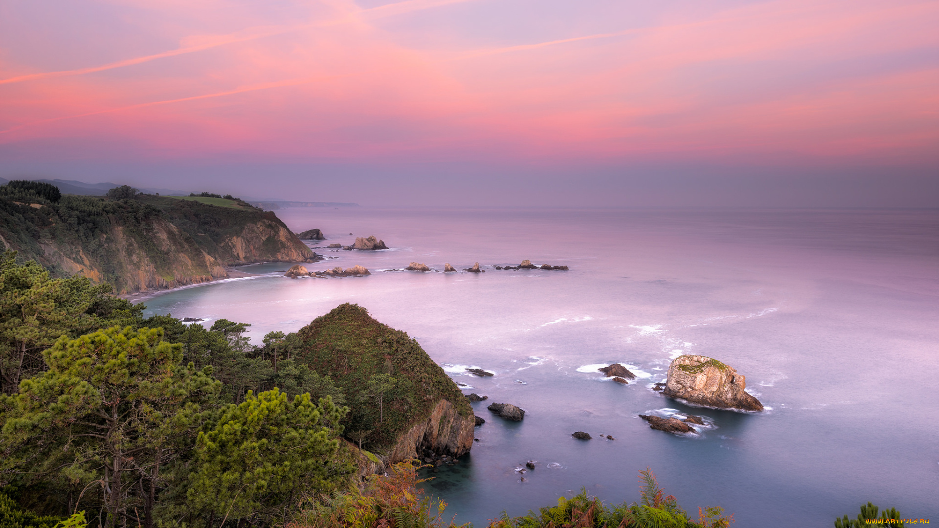 природа, побережье, берег, море