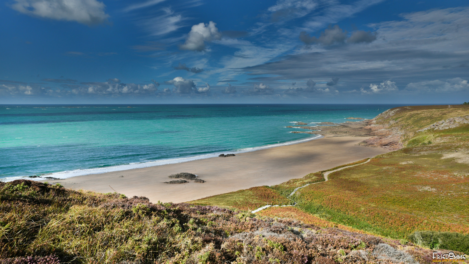 природа, побережье, берег, море