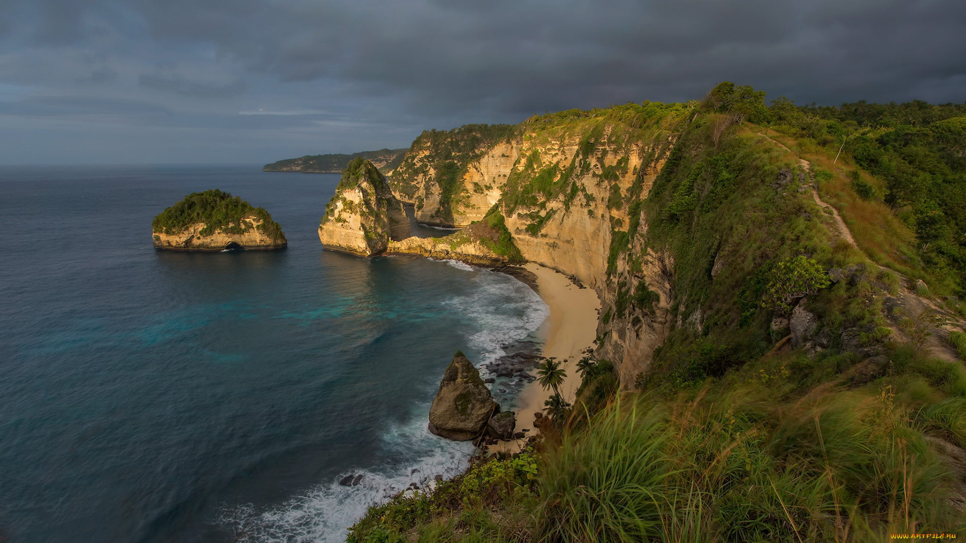 природа, побережье, берег, море