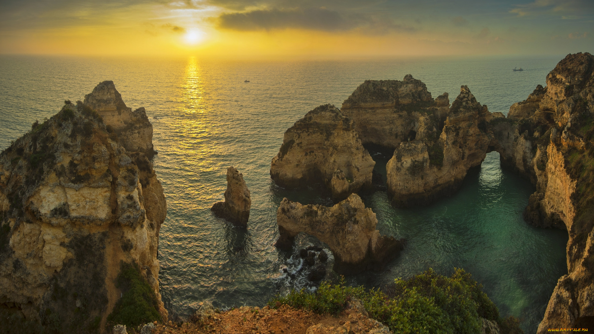 природа, побережье, берег, море