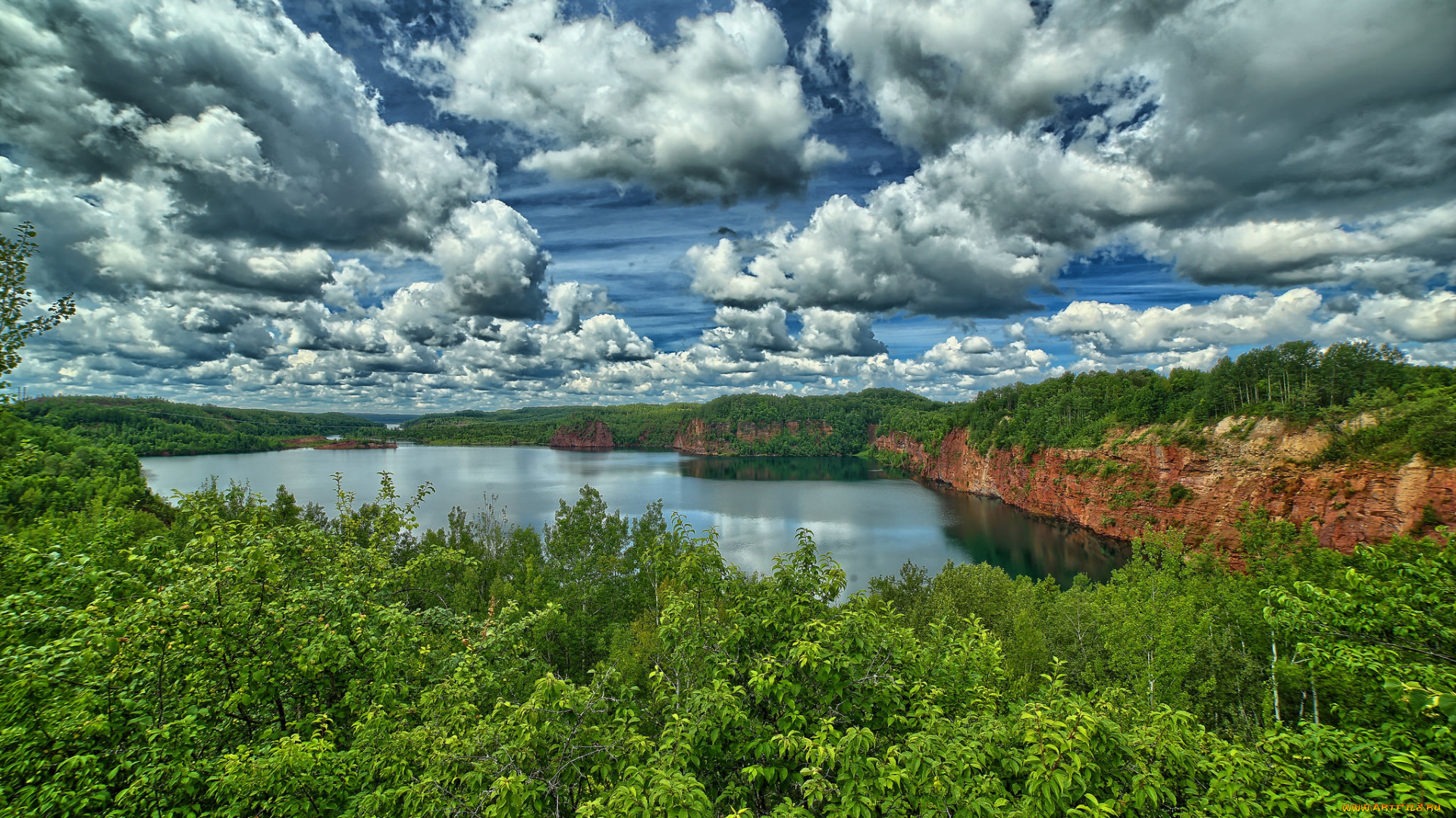 природа, реки, озера, лес, река