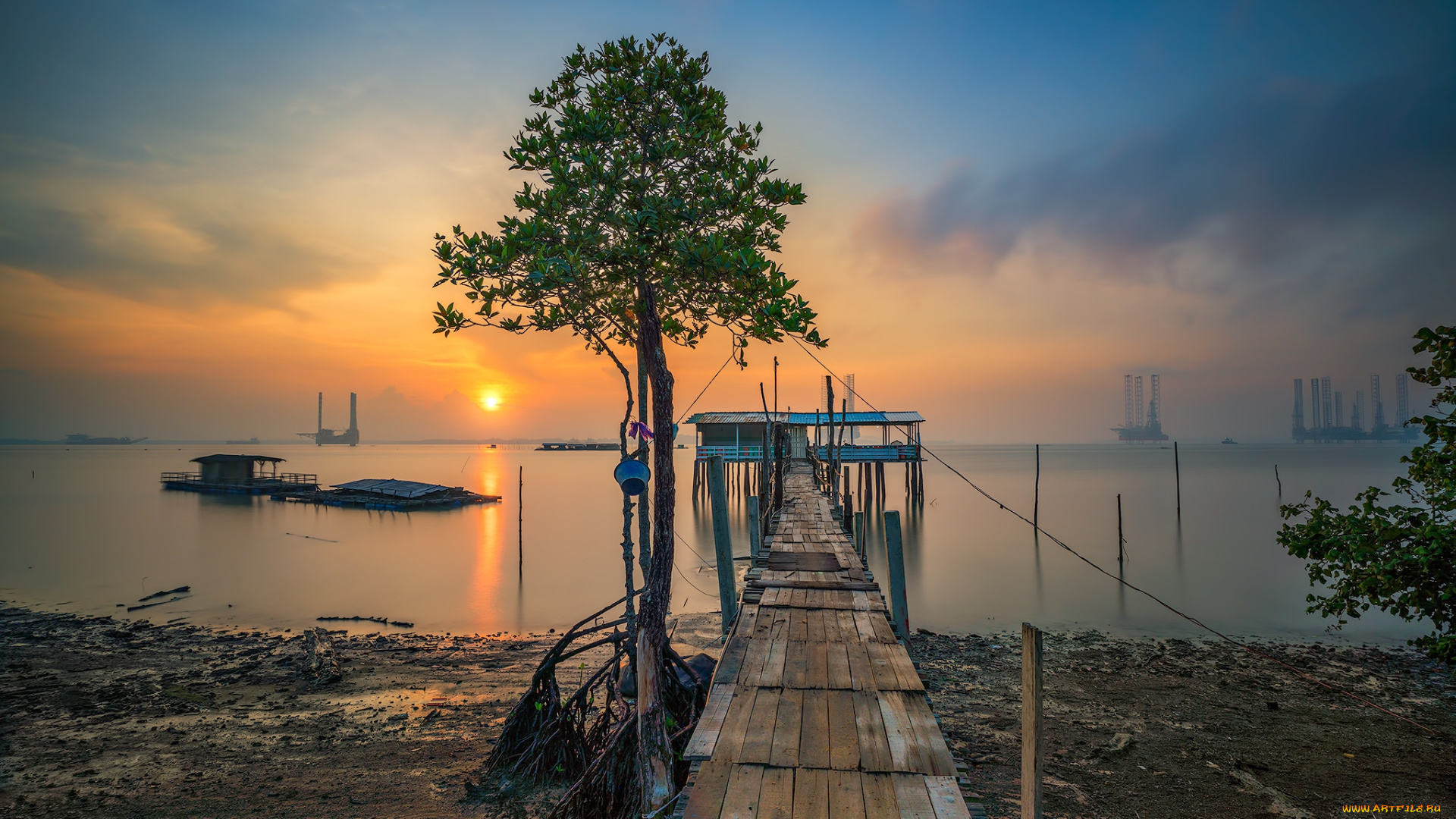 природа, восходы, закаты, рассвет