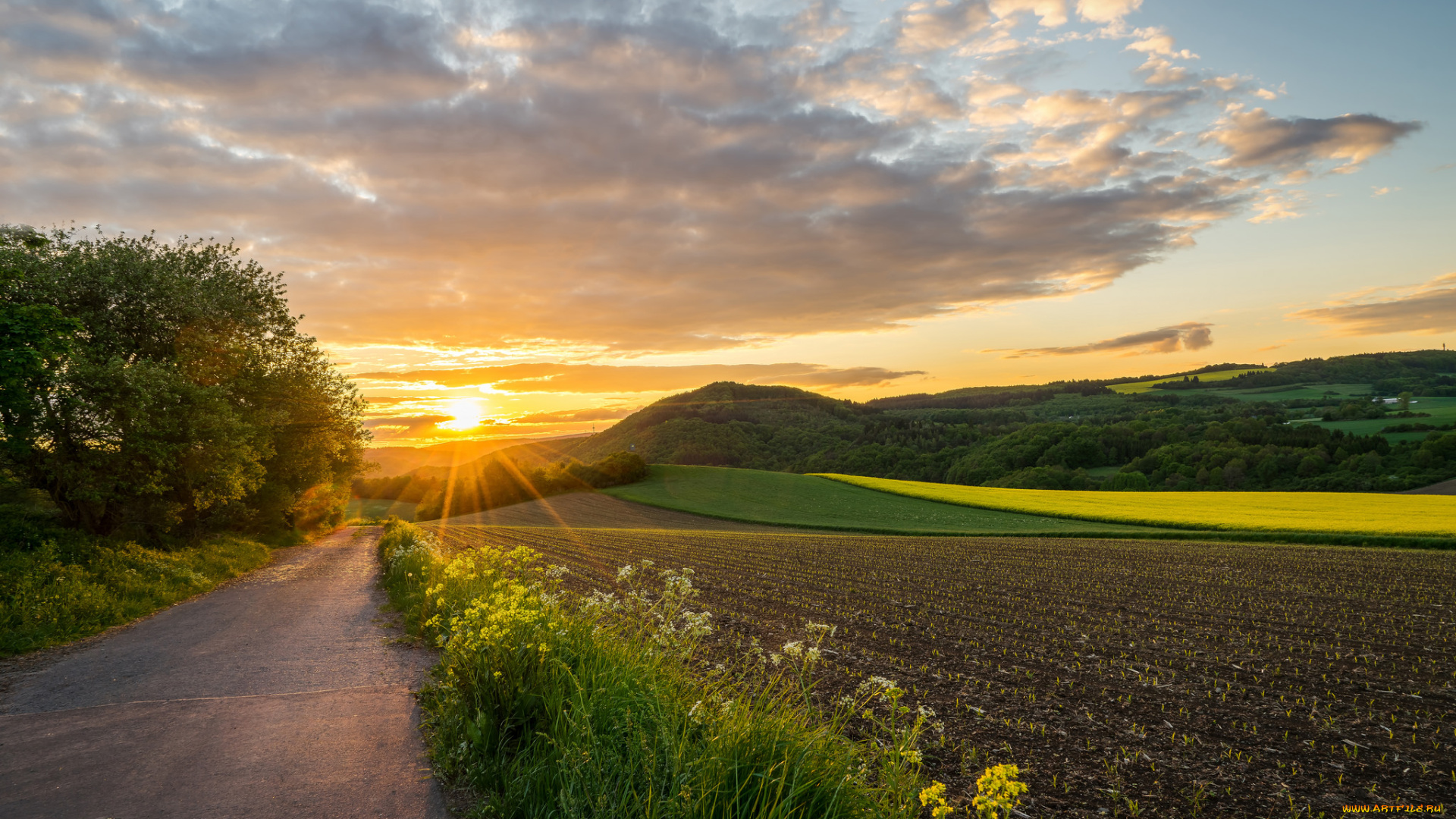 природа, восходы, закаты, рассвет