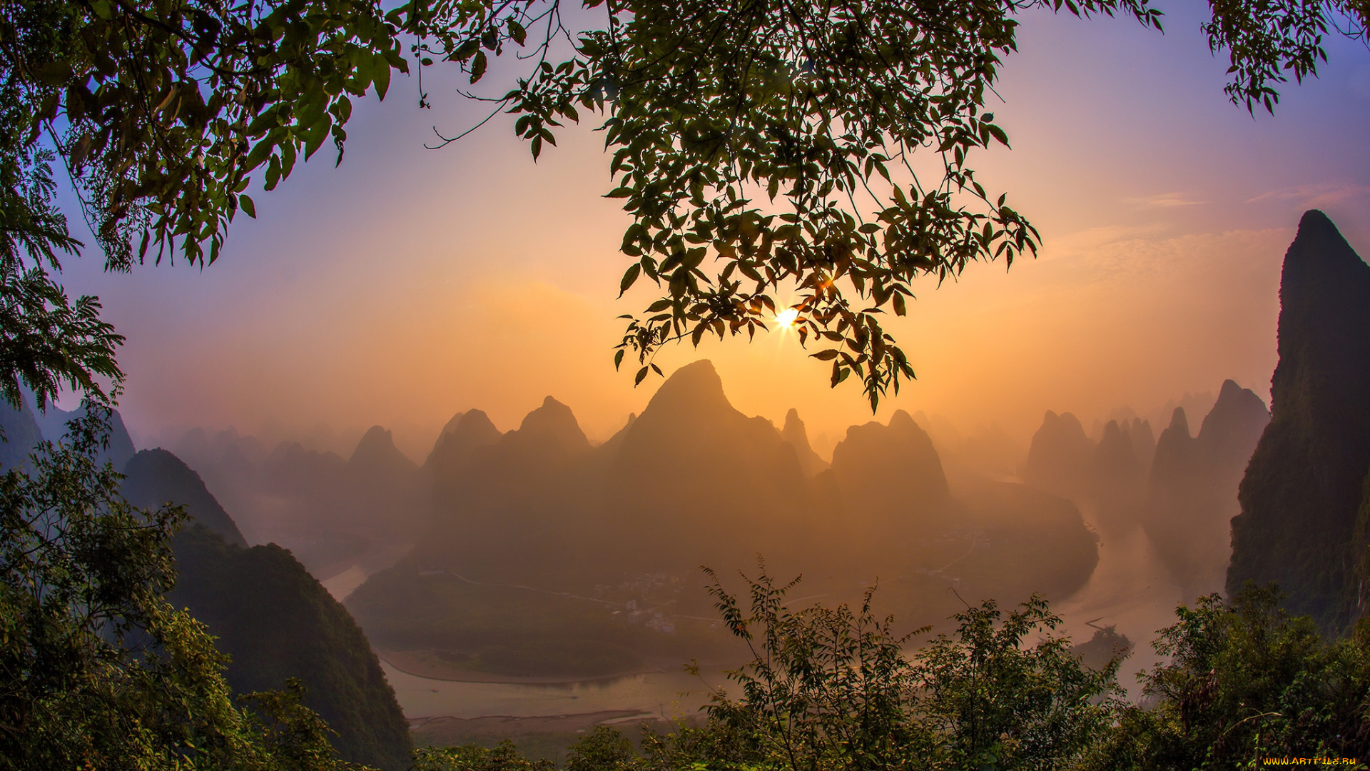 природа, восходы, закаты, рассвет