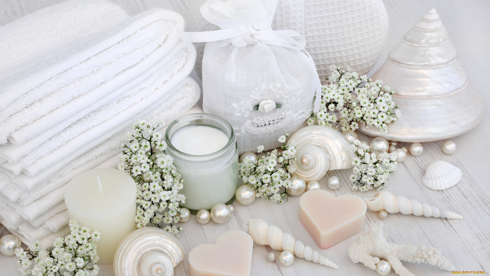 разное, косметические, средства, , духи, спа, цветы, мыло, полотенце, ракушка, соль, свечи