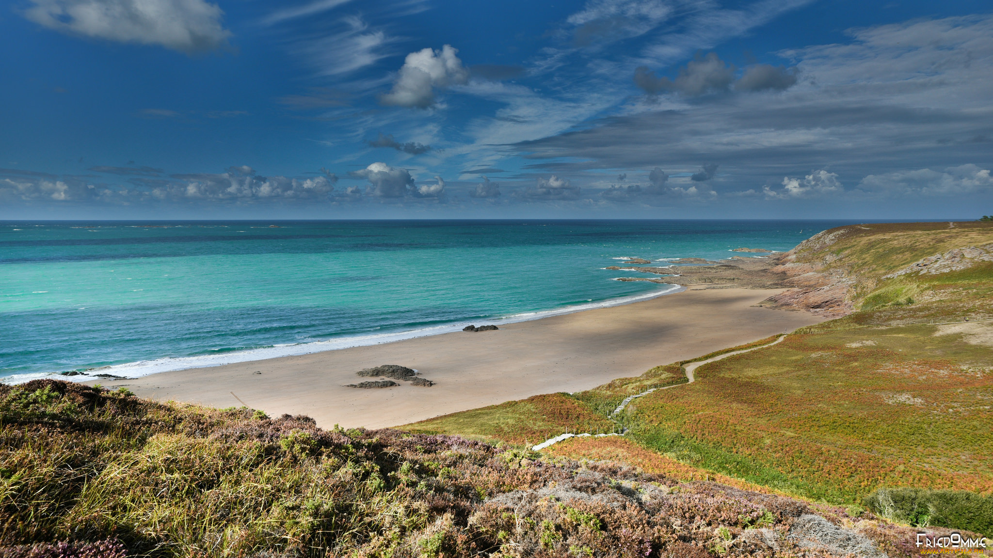 природа, побережье, берег, море