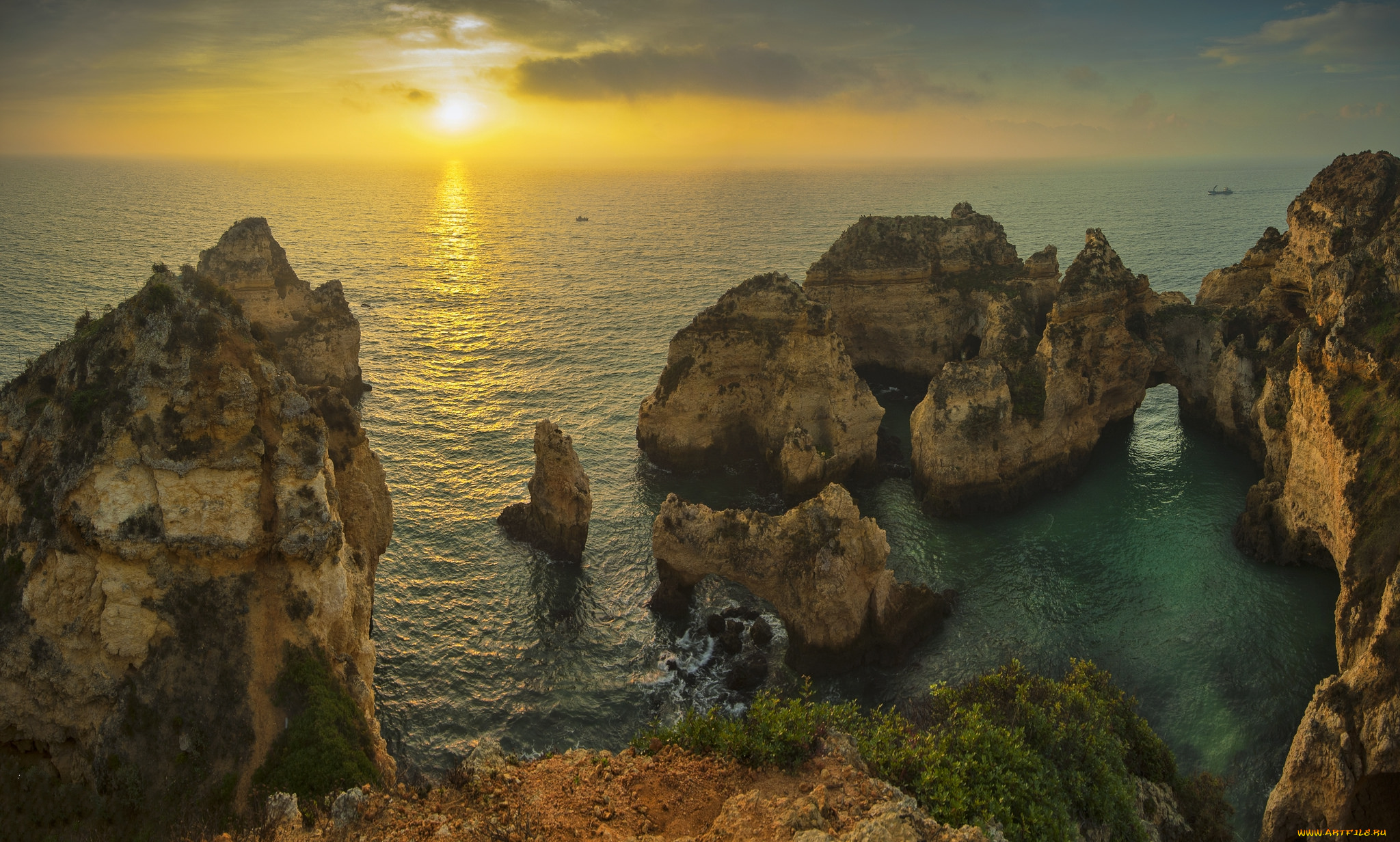 природа, побережье, берег, море