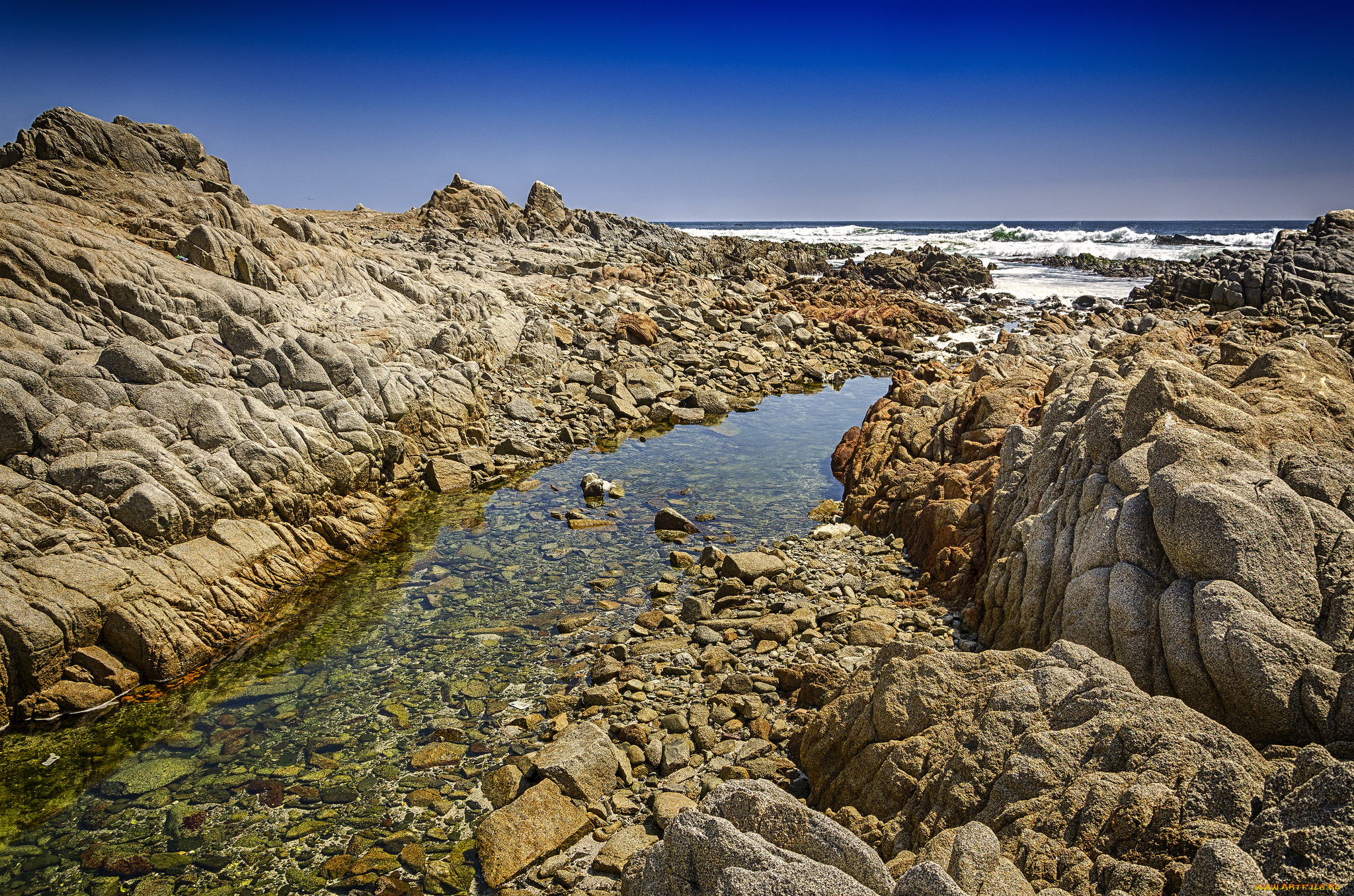 природа, побережье, берег, море