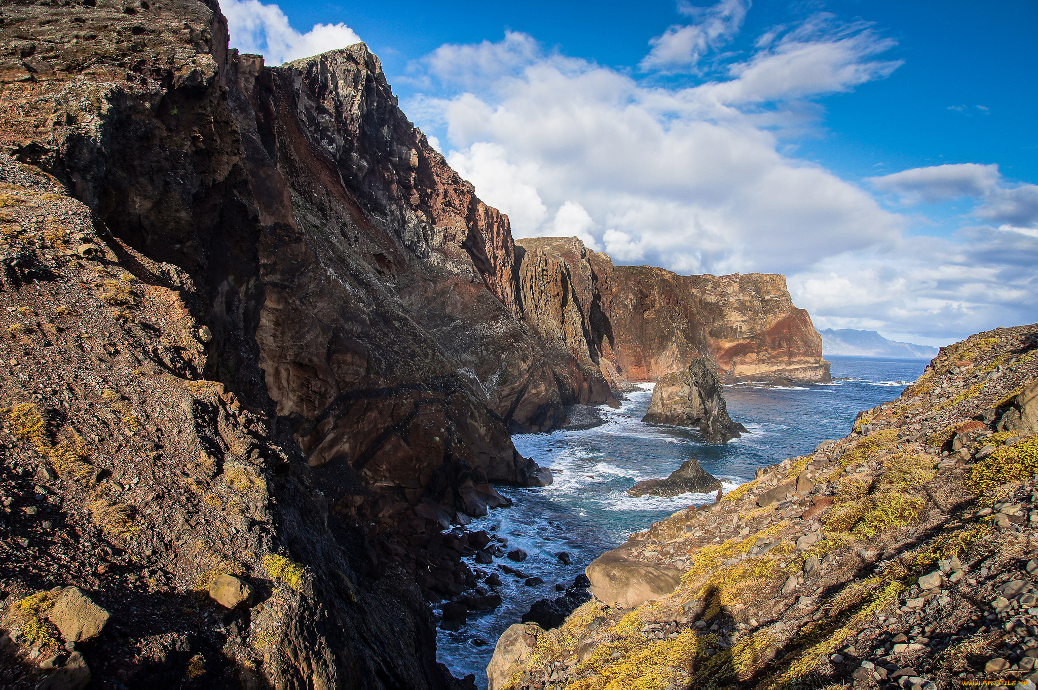природа, побережье, берег, море