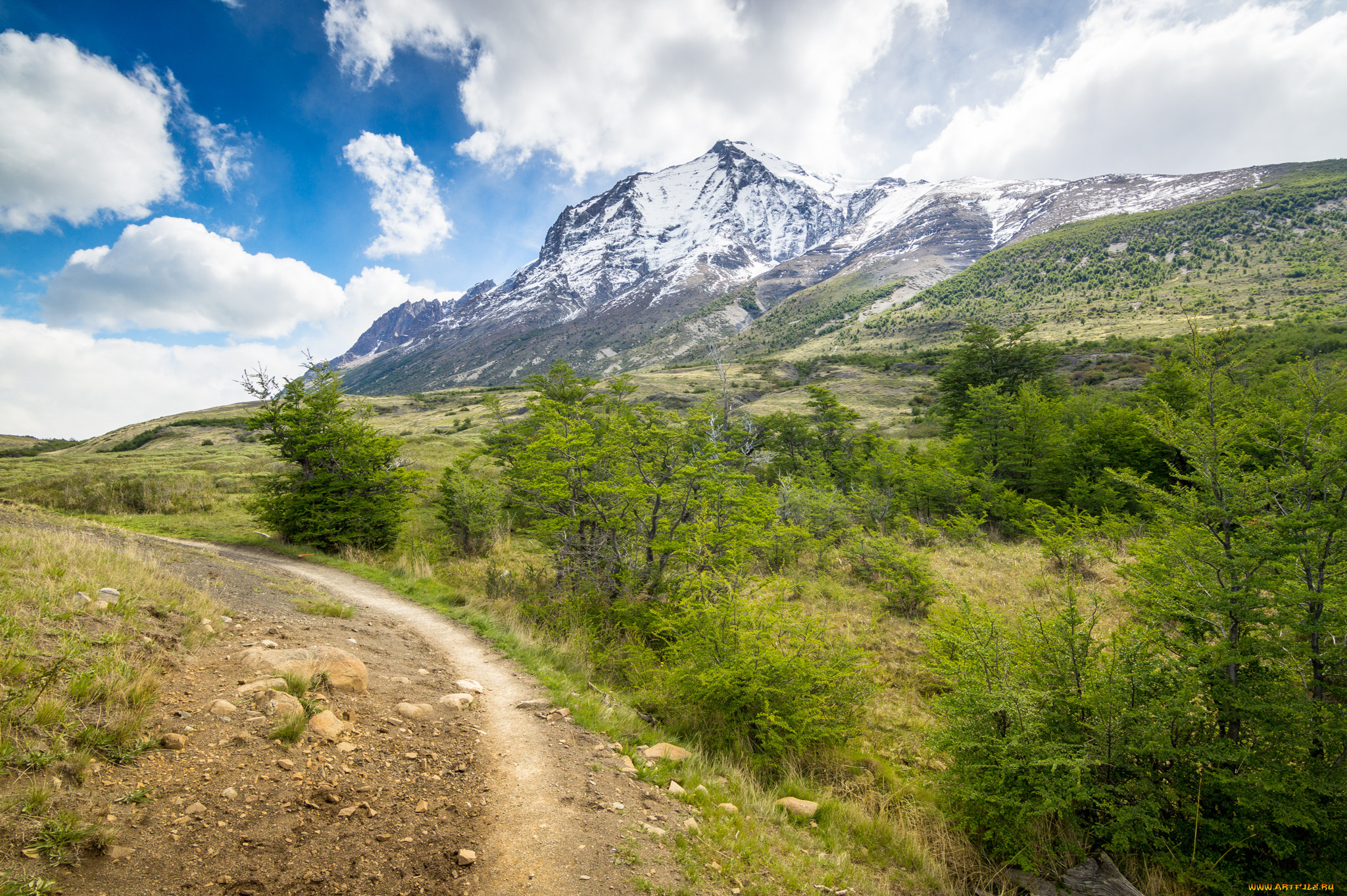 природа, горы, простор