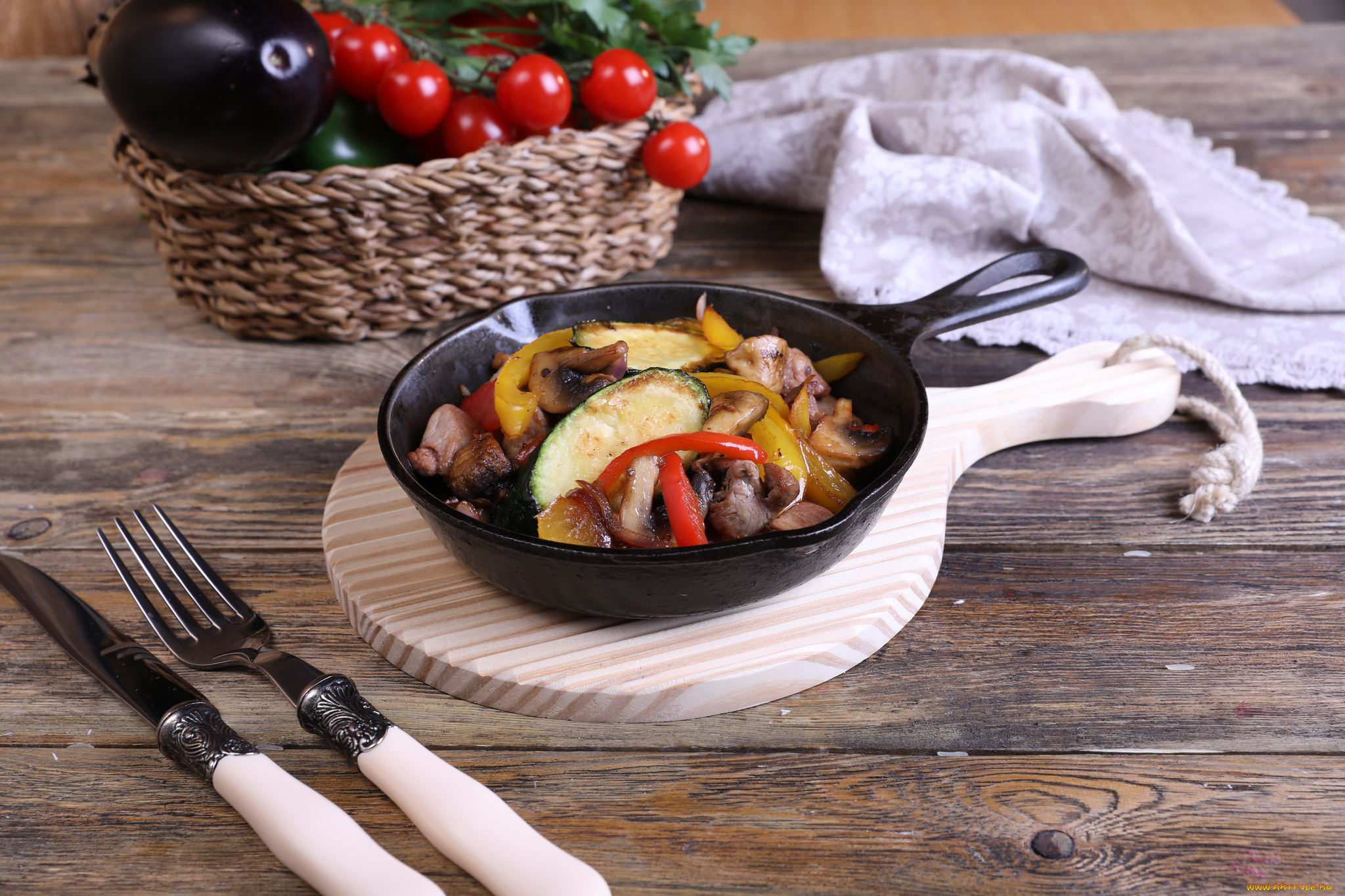 еда, вторые, блюда, жаркое, мясо, овощи, вкусно