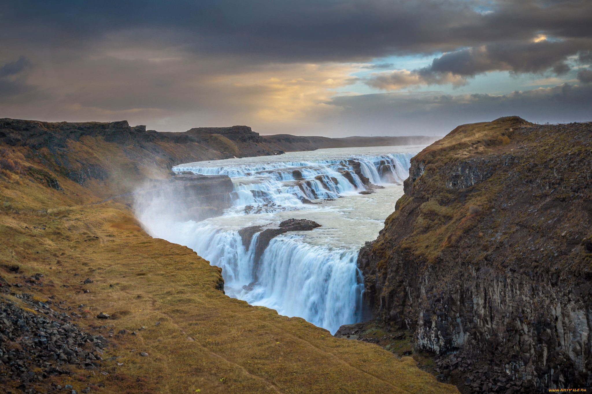 природа, водопады, лес, водопад, река