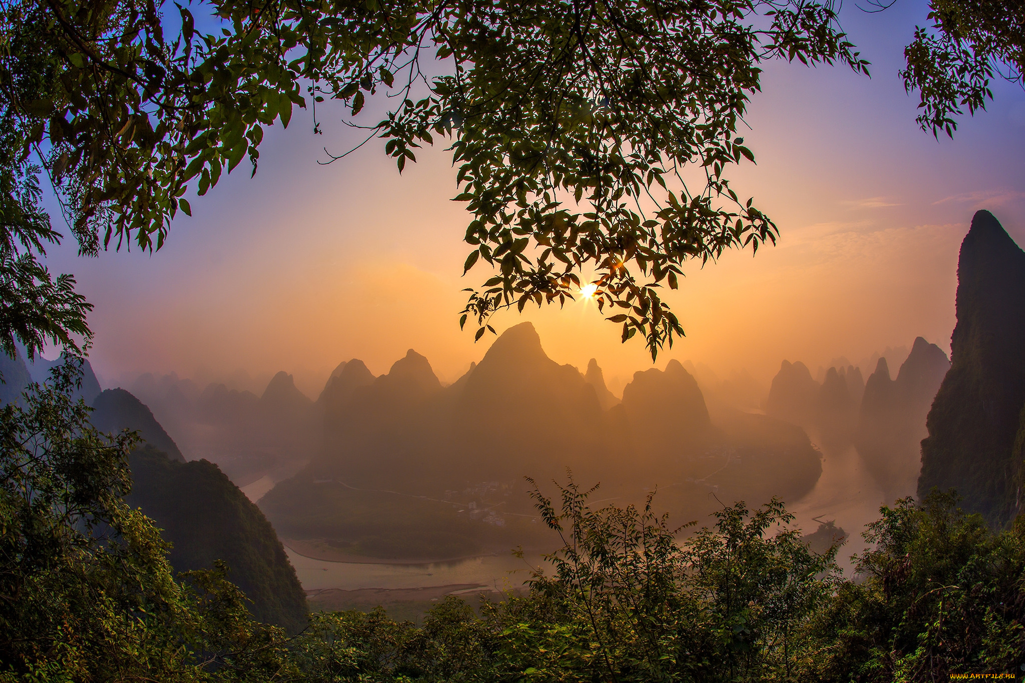 природа, восходы, закаты, рассвет