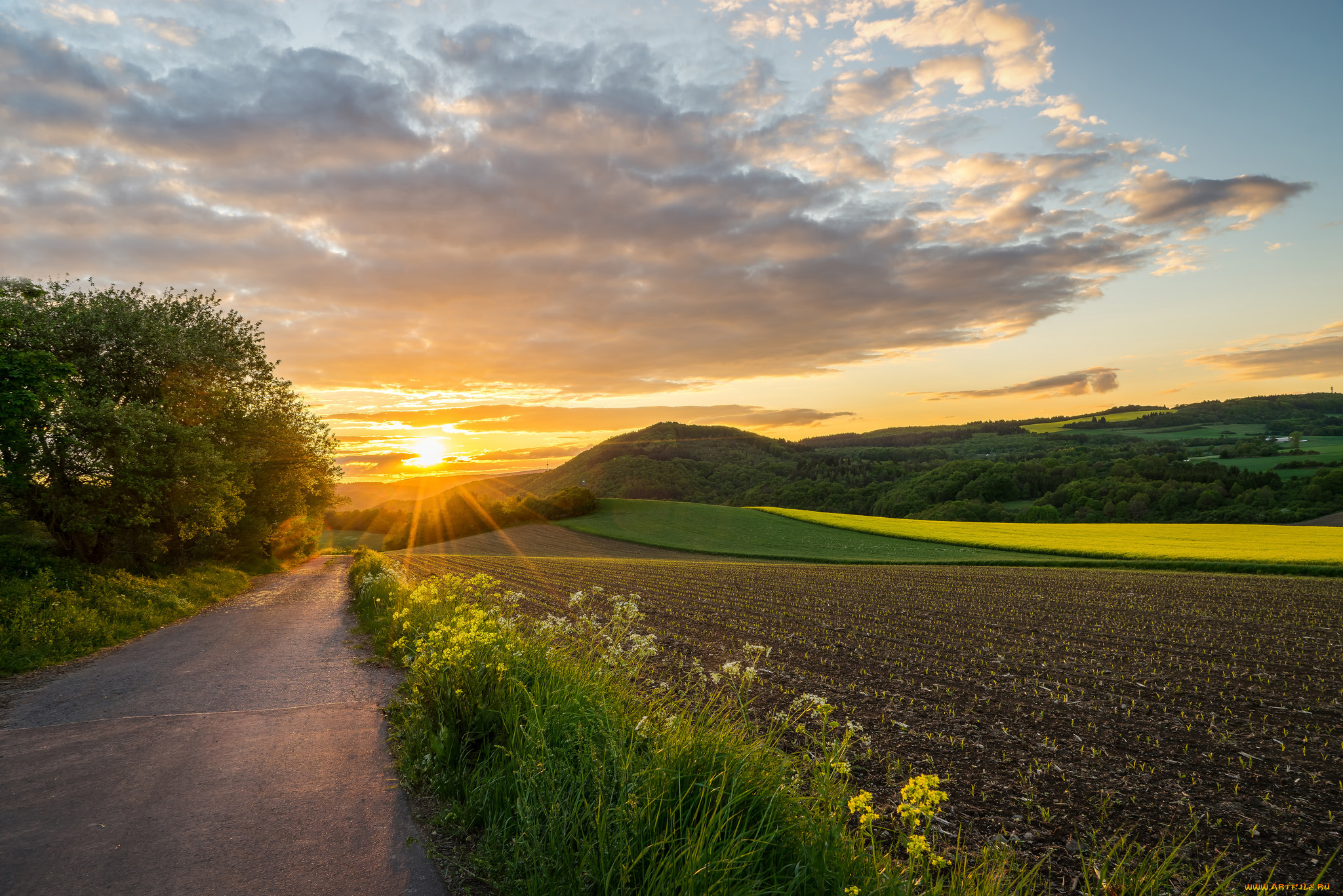 природа, восходы, закаты, рассвет