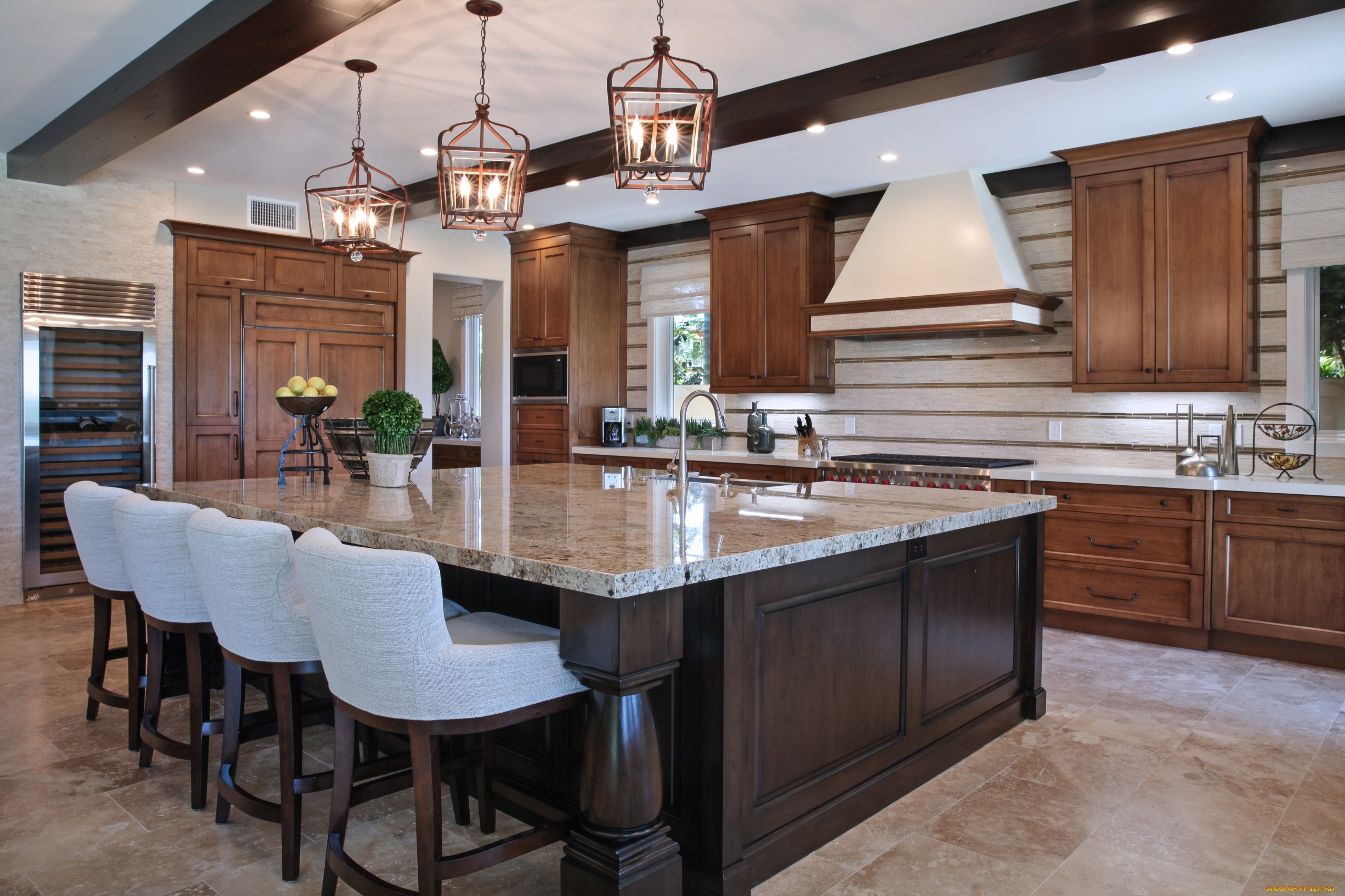 интерьер, кухня, стиль, дизайн, уют