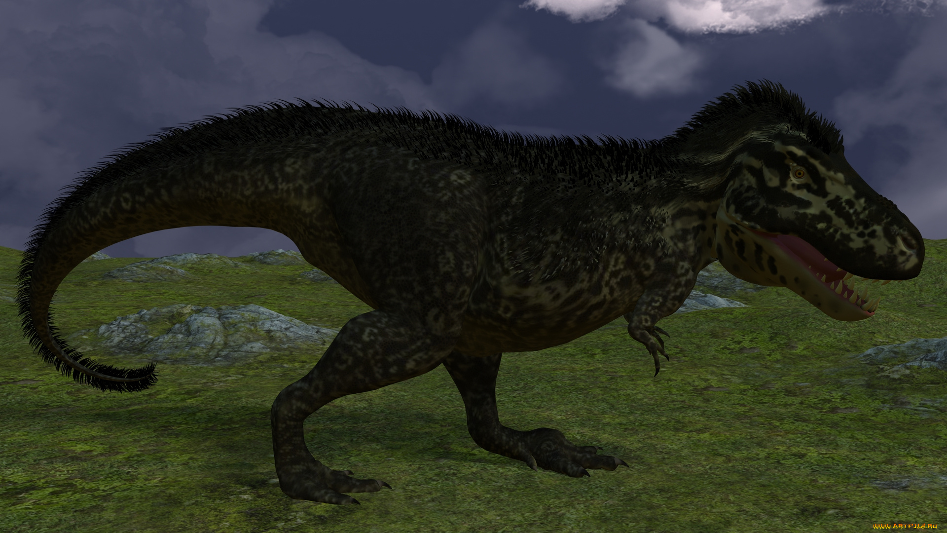 3д, графика, животные, , animals, динозавр