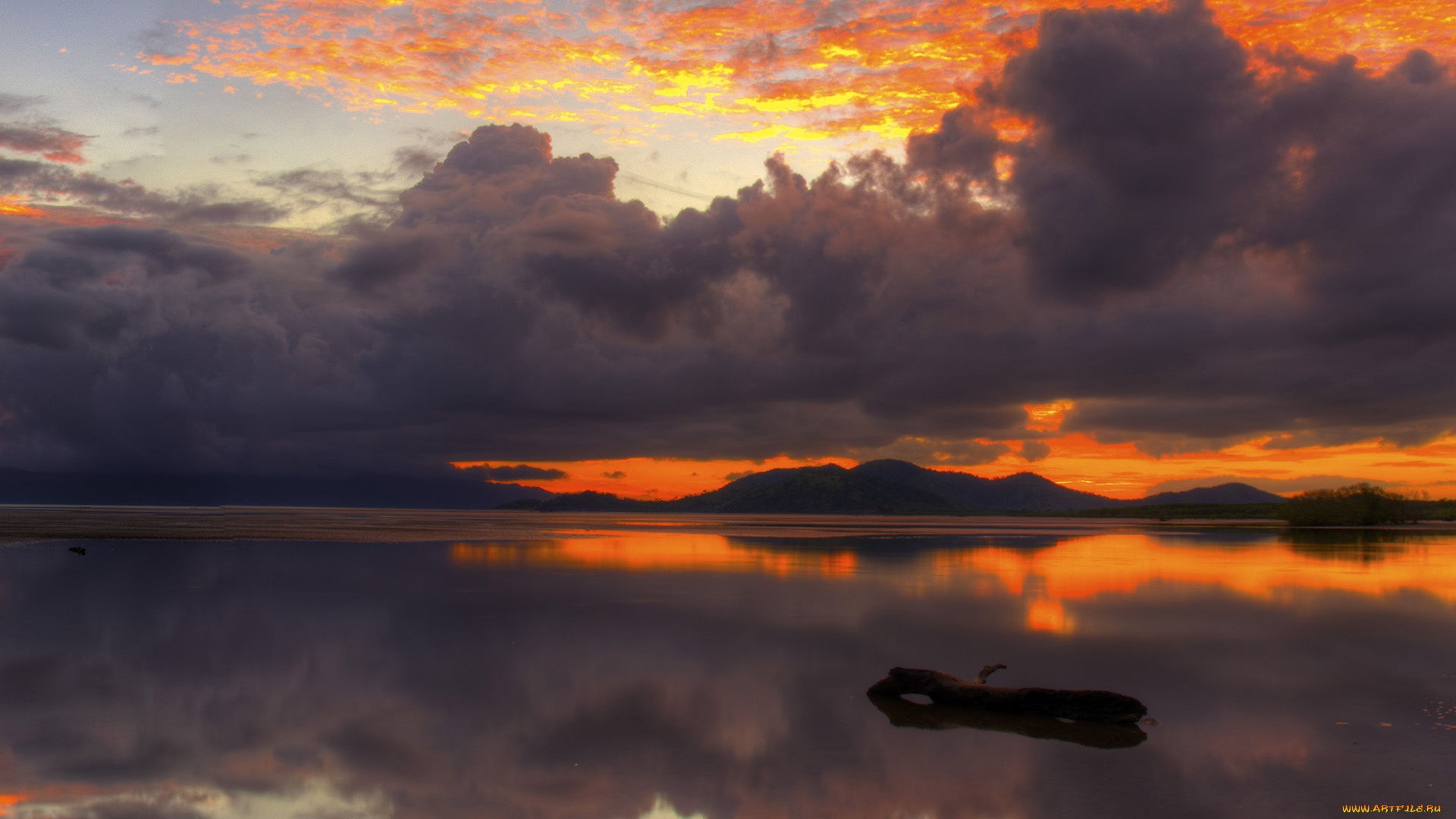 природа, побережье, красота, небо, водоем, панорама