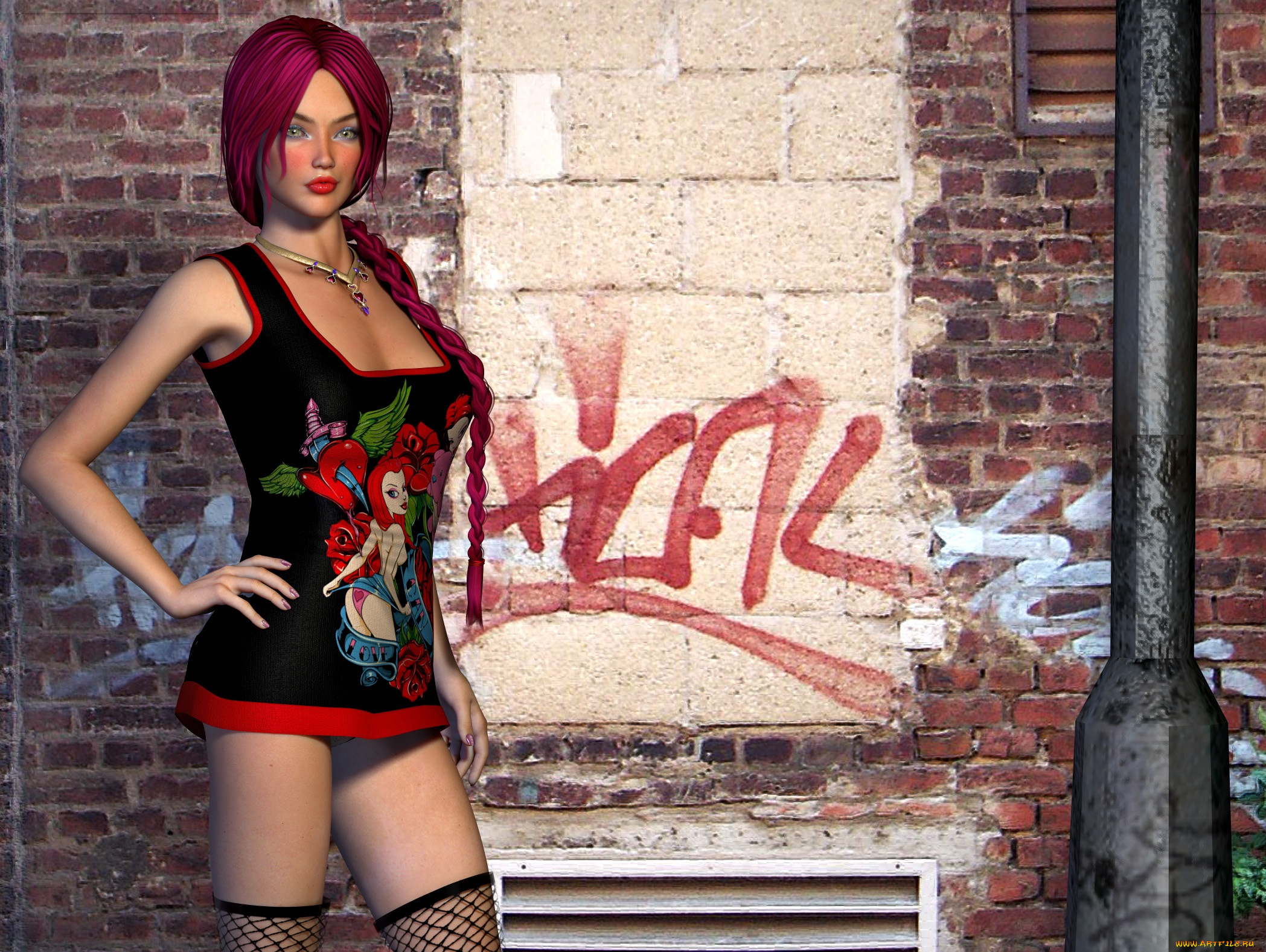 3д, графика, люди, , people, девушка, взгляд, фон