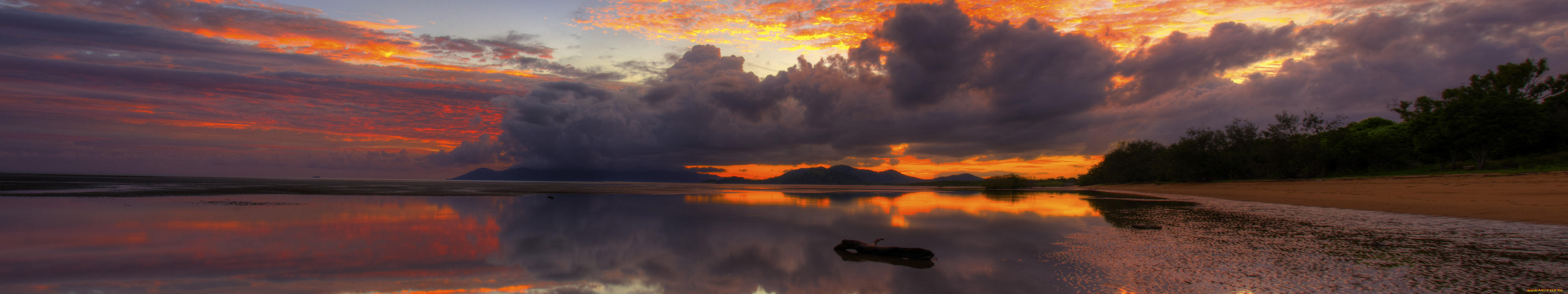 природа, побережье, красота, небо, водоем, панорама