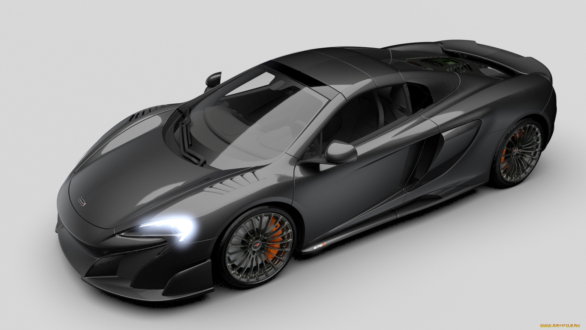 автомобили, mclaren, серый, карбон