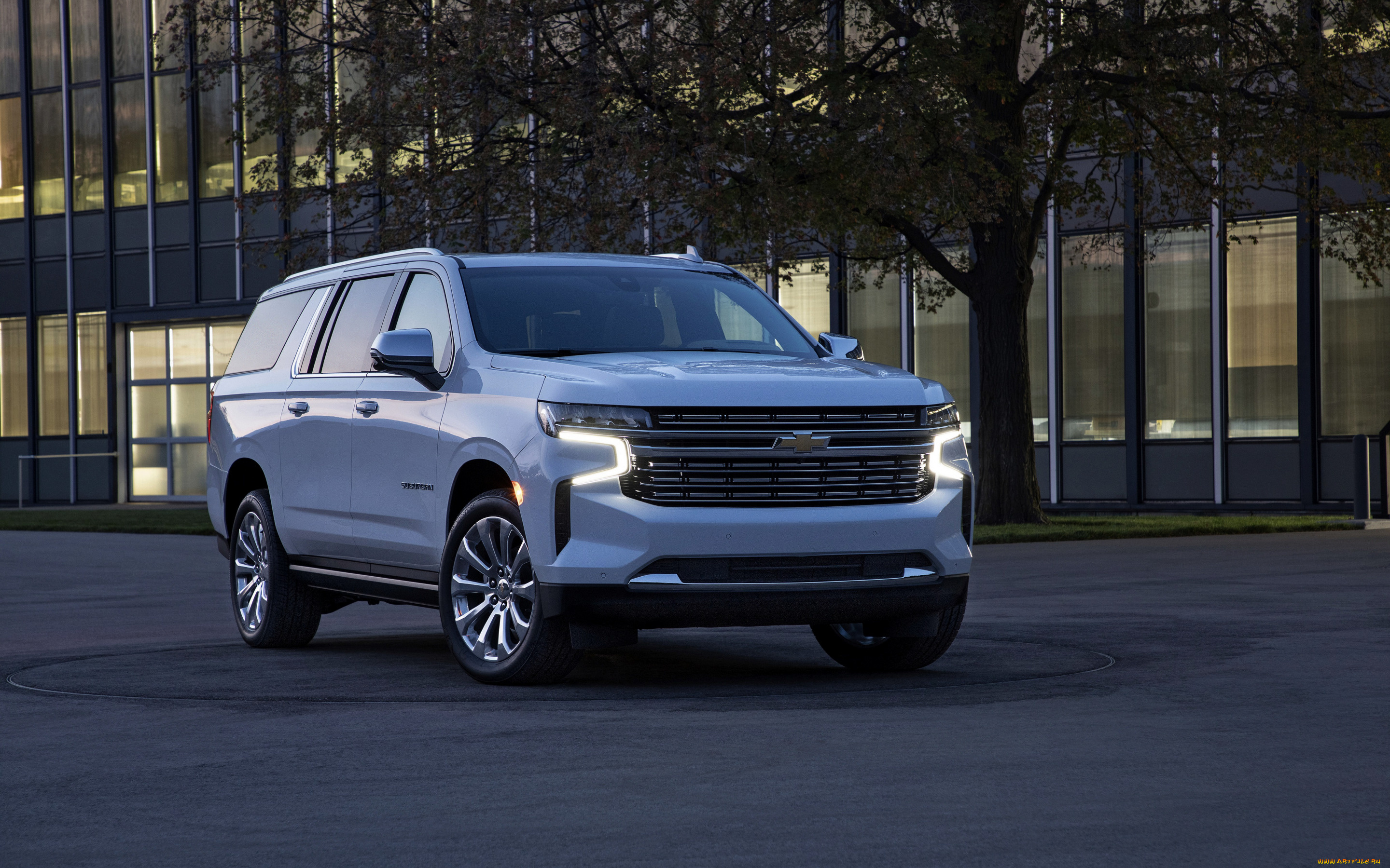 2020, chevrolet, suburban, автомобили, chevrolet, suburban, 2020, вид, спереди, экстерьер, белый, большой, внедорожник, новый, американские