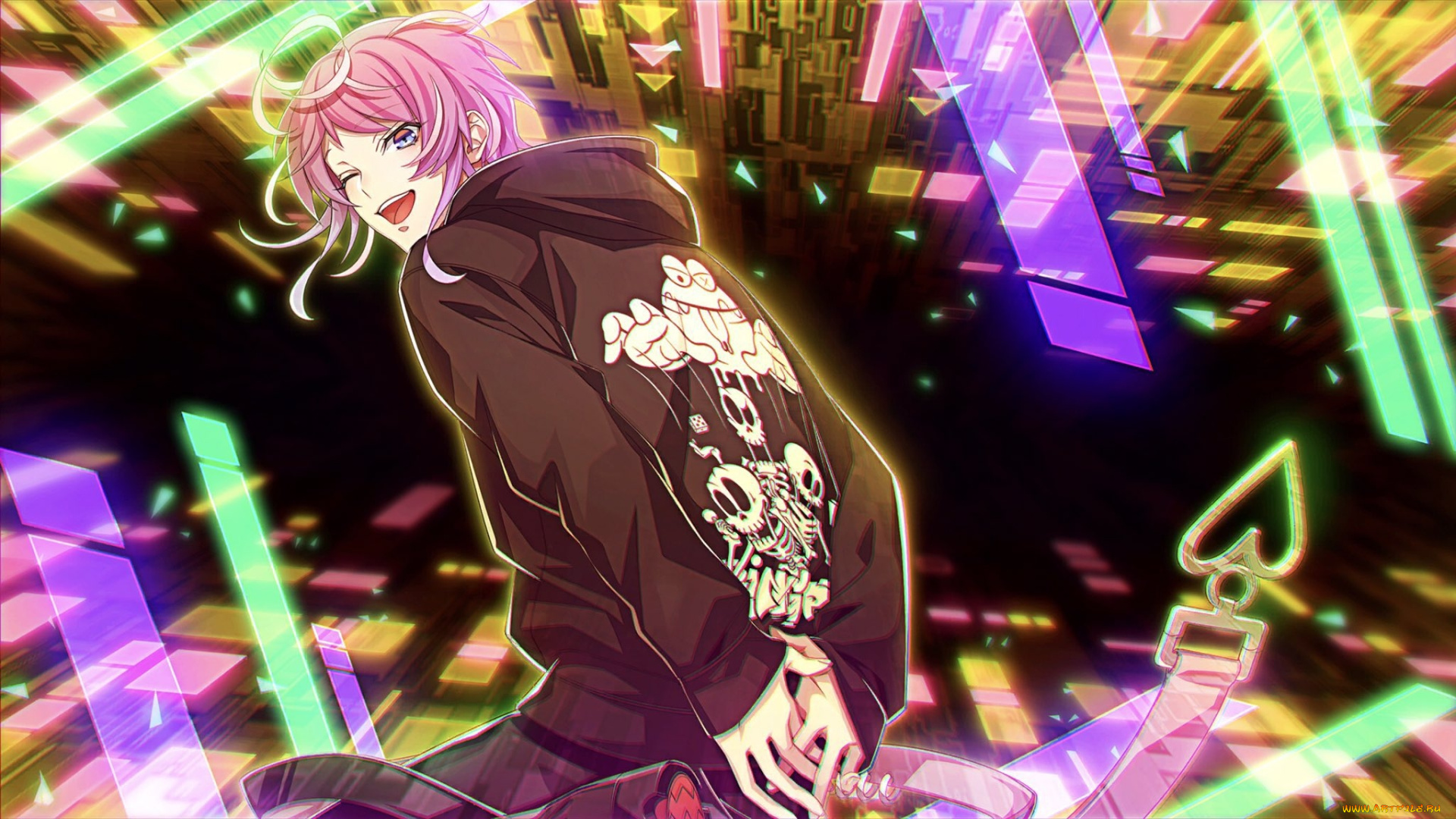 аниме, hypnosis, mic, hypnosis, mic