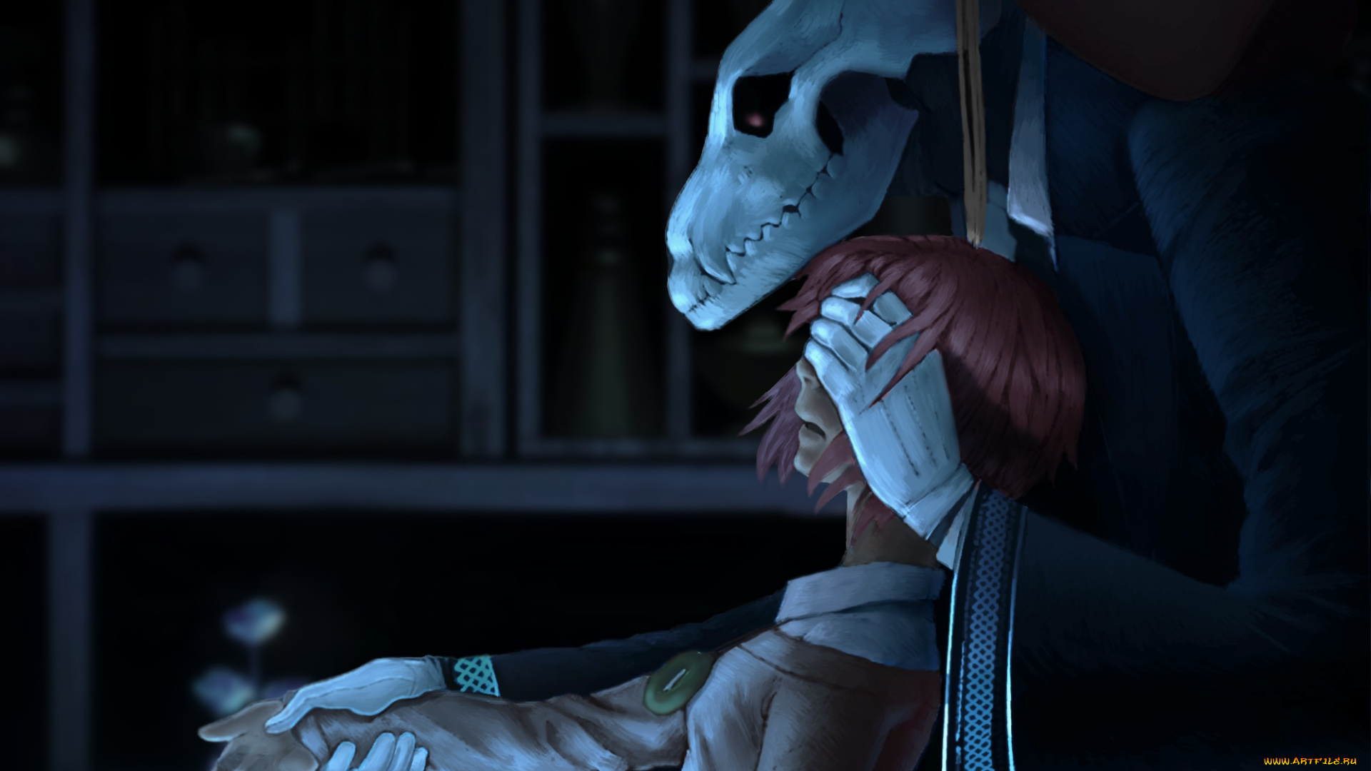 аниме, mahou, tsukai, no, yome, невеста, чародея