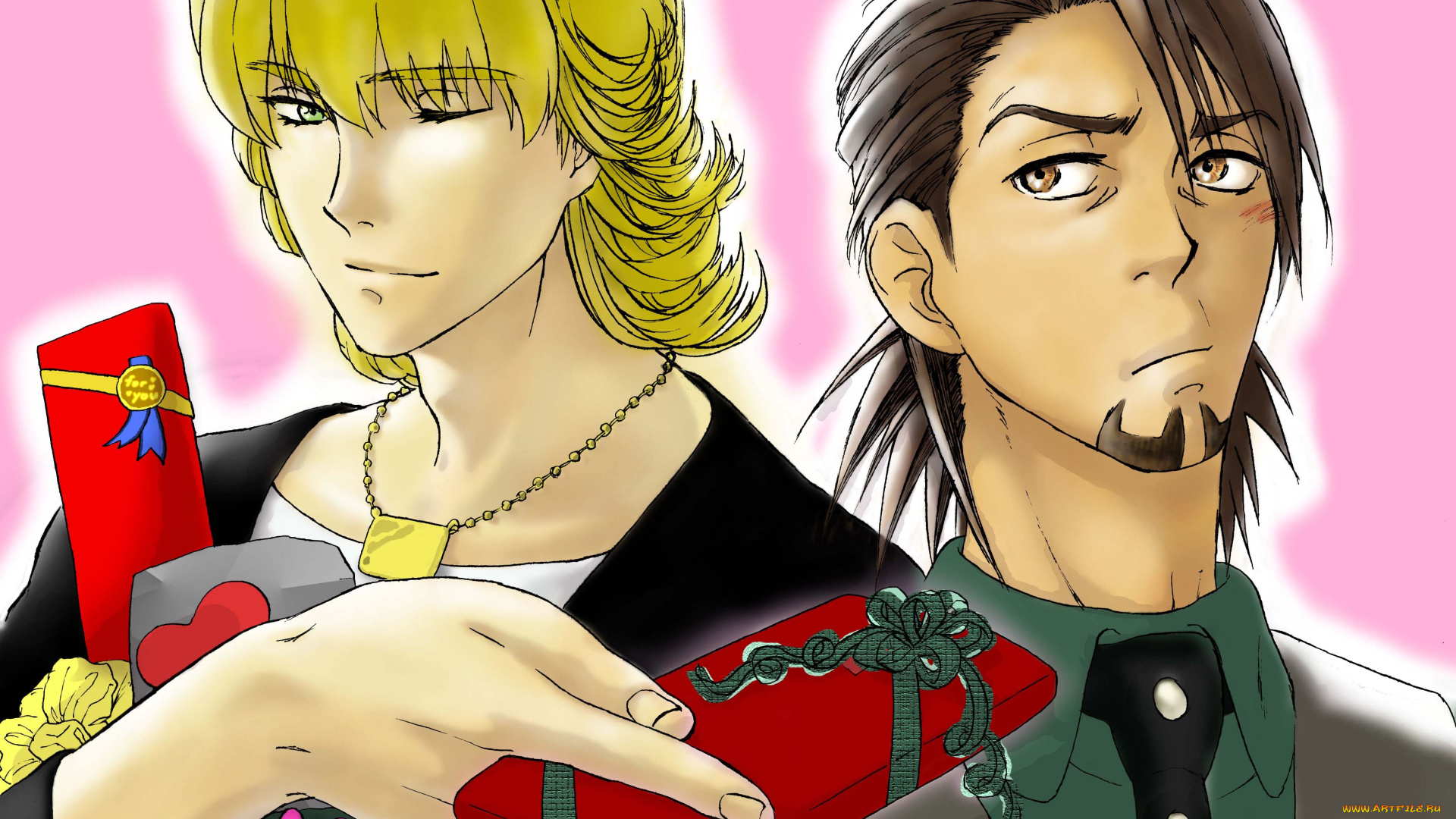 аниме, tiger, and, bunny, тигр, и, кролик