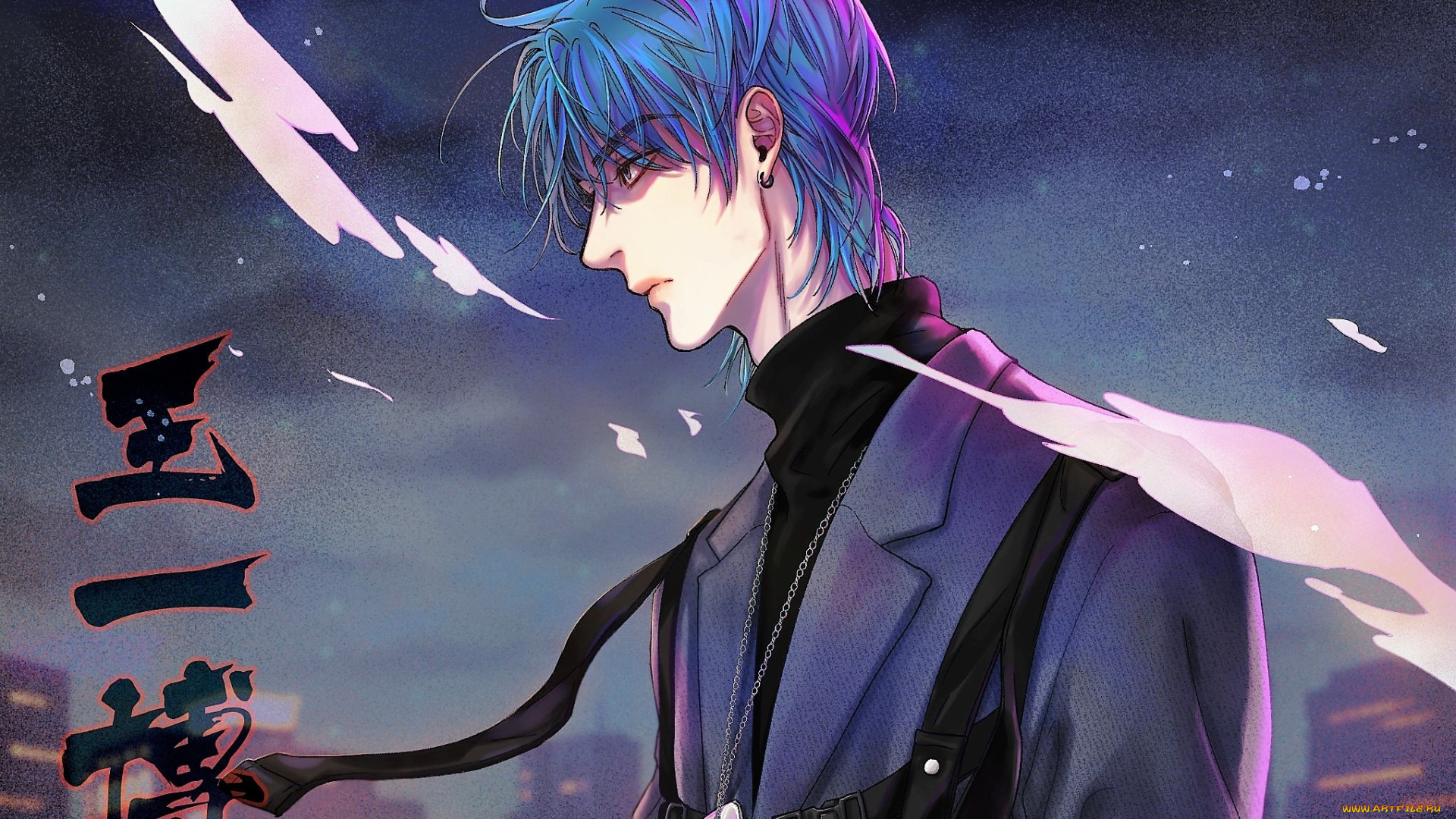 аниме, unknown, , другое, , парень, город