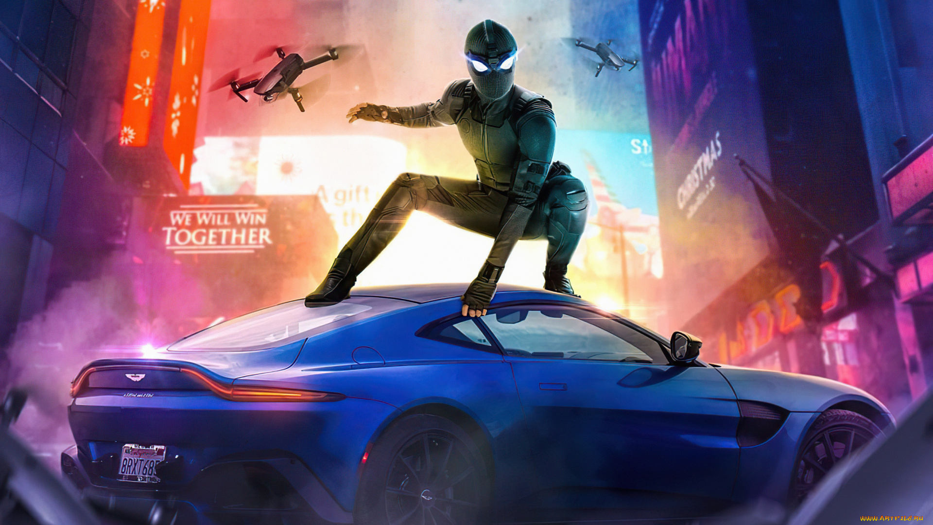 spider-man, far, from, home, , , 2019, кино, фильмы, spider-man, , far, from, home, человек, паук, вдали, от, дома, фантастика, том, холланд, боевик