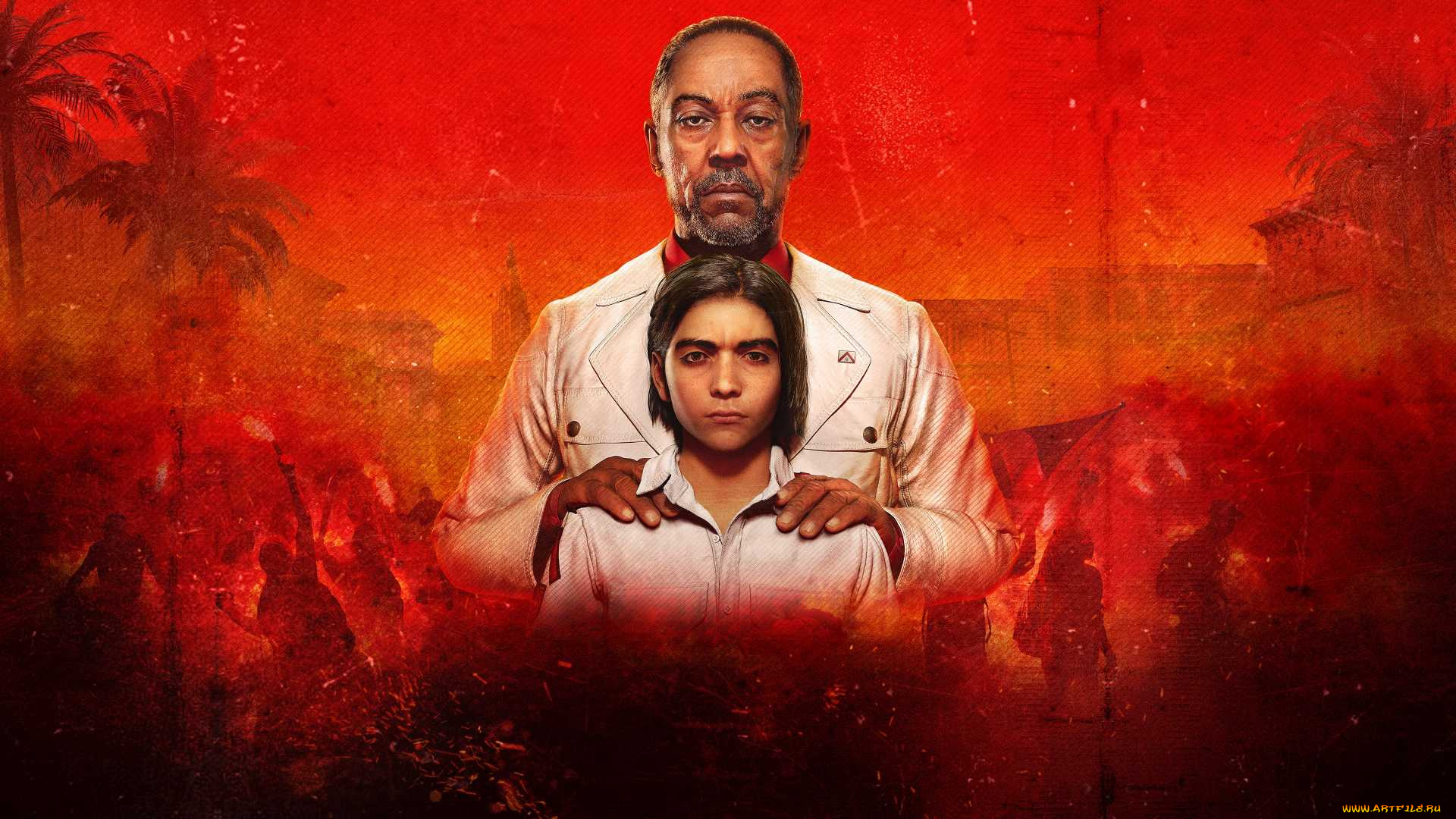 видео, игры, far, cry, 6, дед, внук, огонь, люди