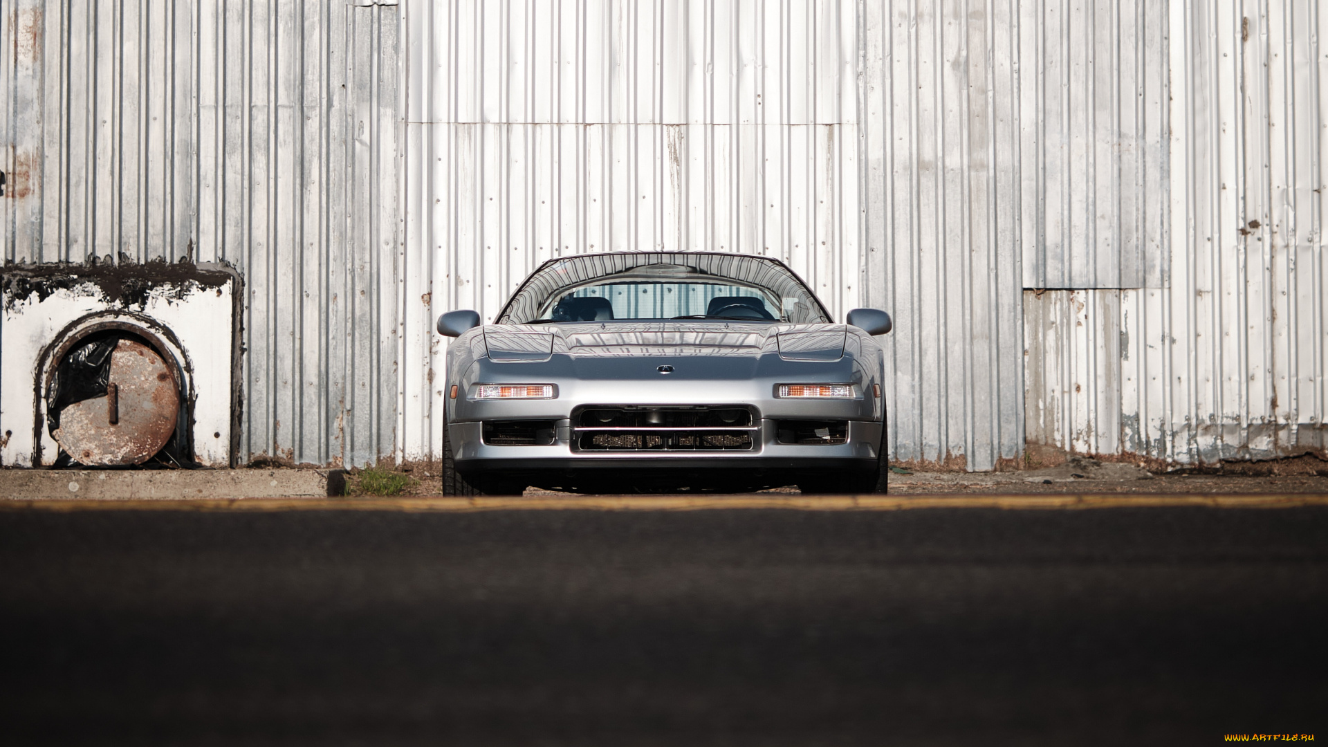 автомобили, acura, серебристый, забор