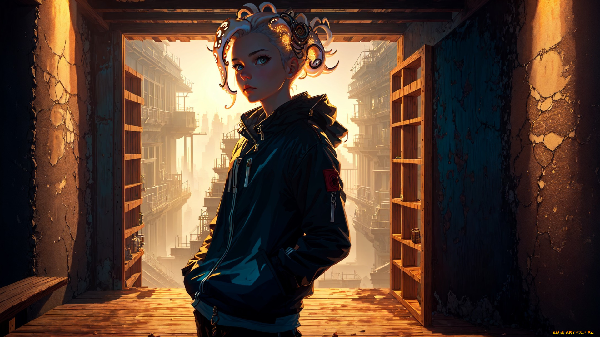 аниме, город, , улицы, , интерьер, , здания, нейросети, графика, нейроарт, ai, art, нейронные, сети, рисунки, нейро, искусство