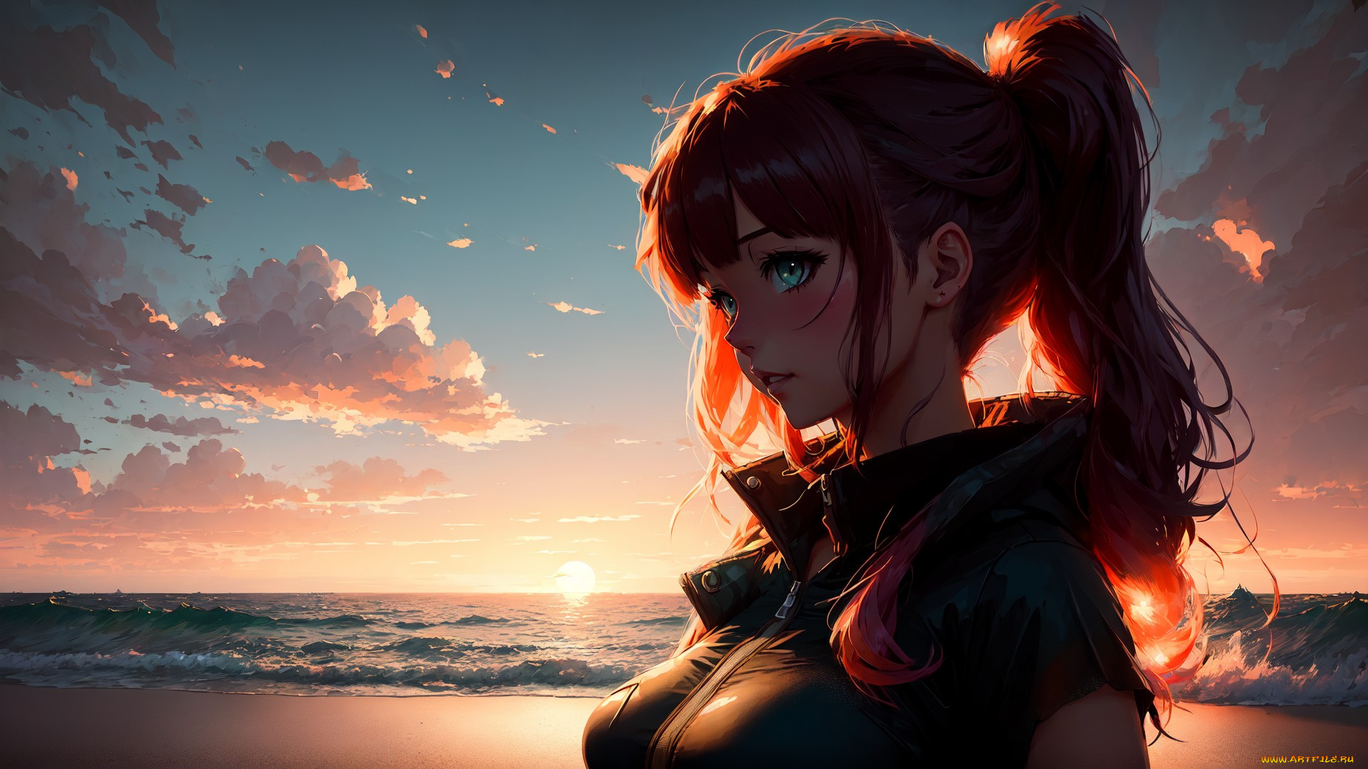 аниме, пейзажи, , природа, нейросети, графика, нейроарт, ai, art, нейронные, сети, рисунки, нейро, искусство