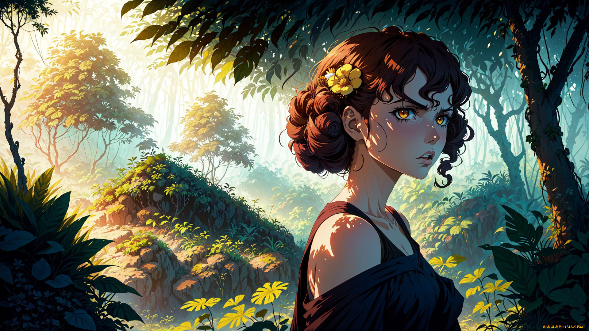 аниме, пейзажи, , природа, нейросети, графика, нейроарт, ai, art, нейронные, сети, рисунки, нейро, искусство