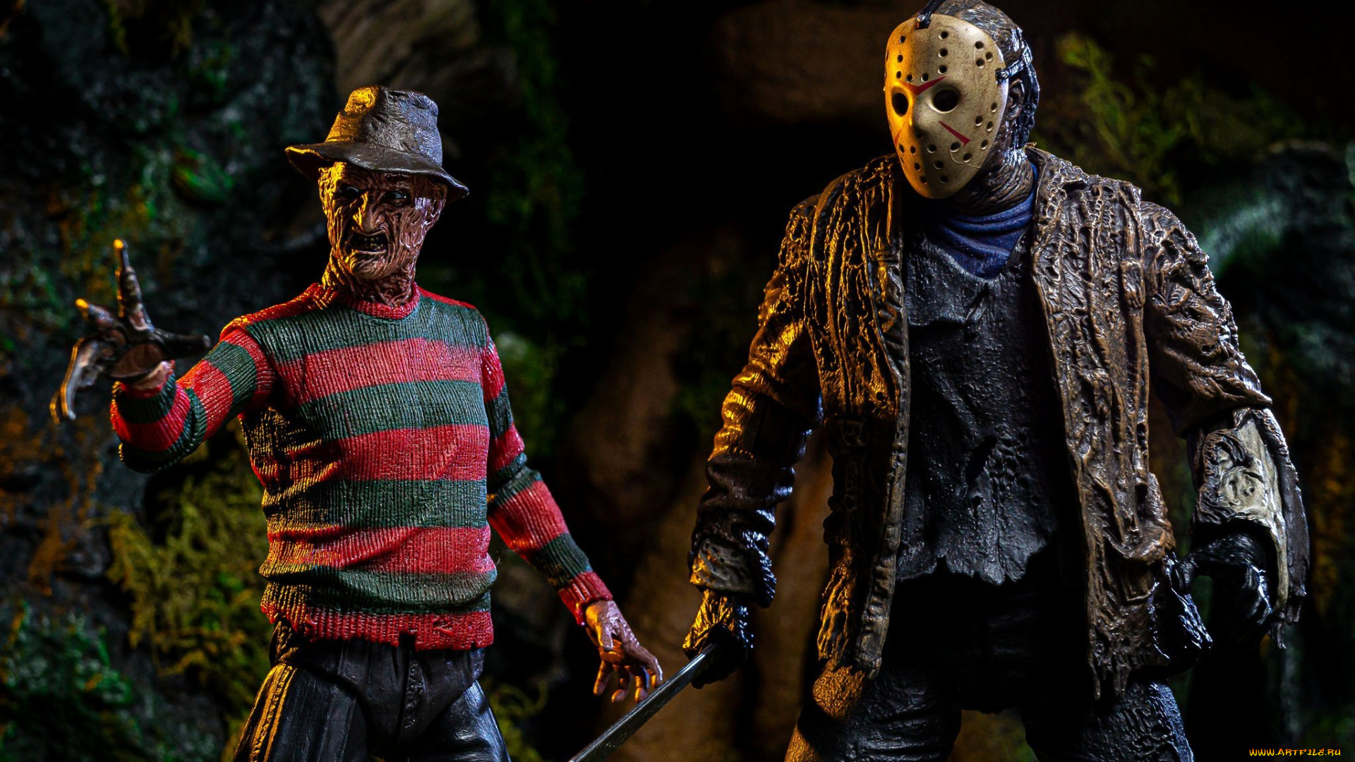 разное, ремесла, , поделки, , рукоделие, джейсон, фредди, крюгер, статуи