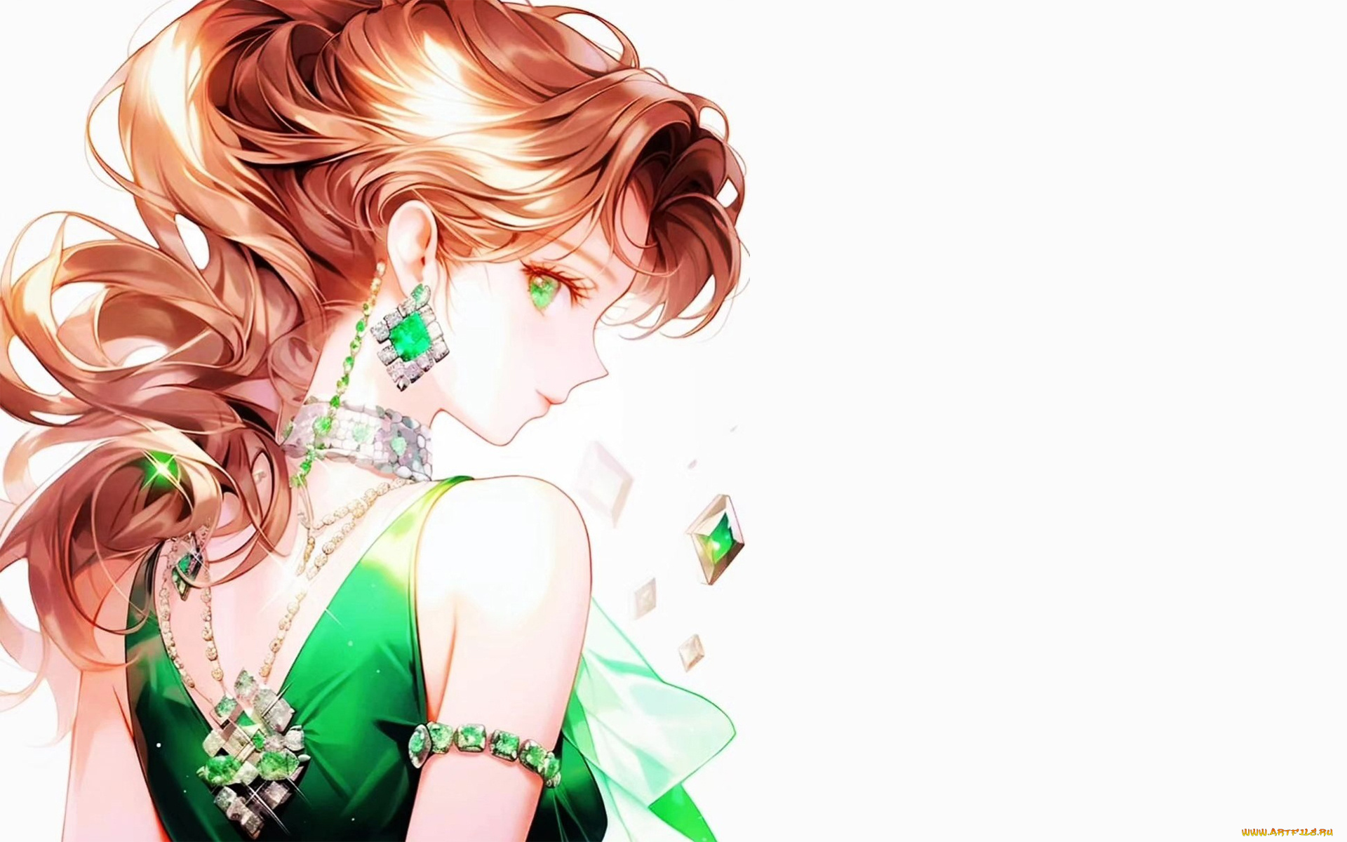 аниме, unknown, , другое, , девушка, украшения