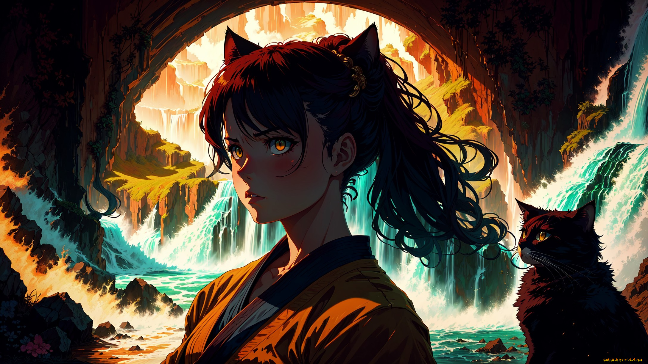 аниме, животные, , существа, нейросети, графика, нейроарт, ai, art, нейронные, сети, рисунки, нейро, искусство