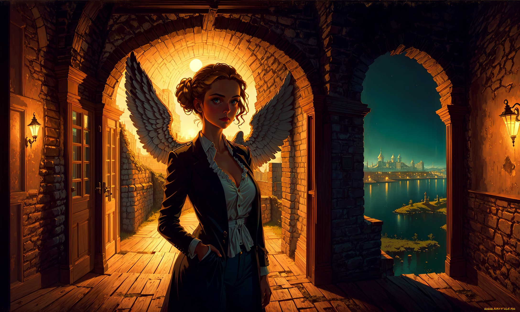 аниме, ангелы, , демоны, нейросети, графика, нейроарт, ai, art, нейронные, сети, рисунки, нейро, искусство