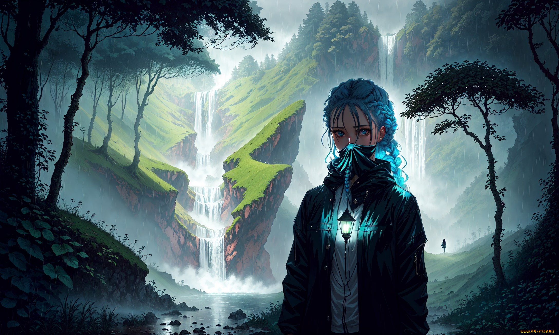 аниме, пейзажи, , природа, нейросети, графика, нейроарт, ai, art, нейронные, сети, рисунки, нейро, искусство